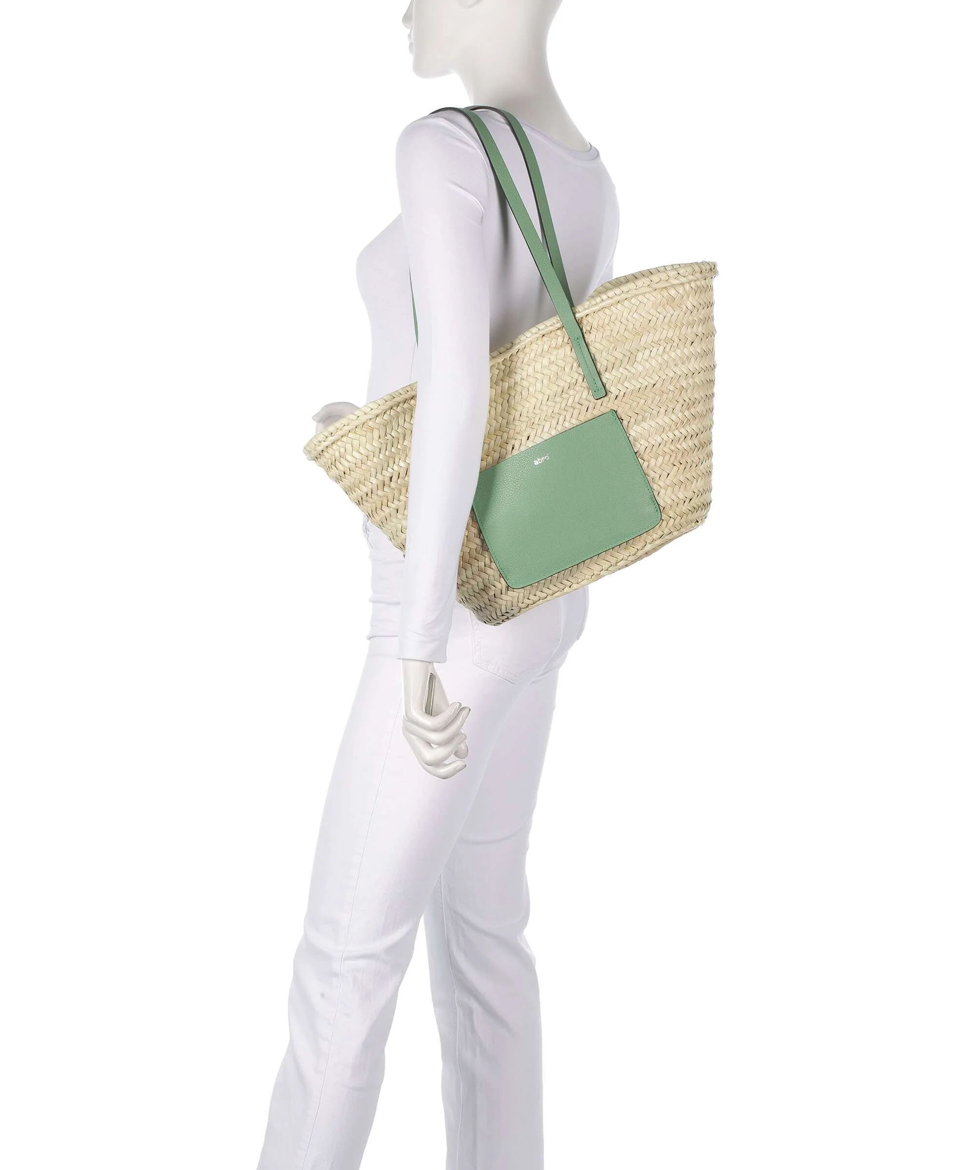 Abro Dalia Gemma Torba na zakupy green - Image 3