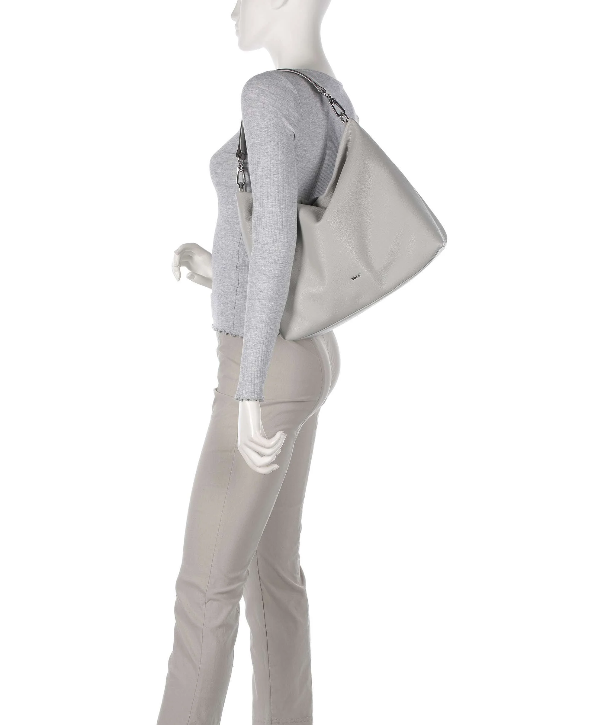 Abro Dalia Kaia Torebka worek light grey - Image 3