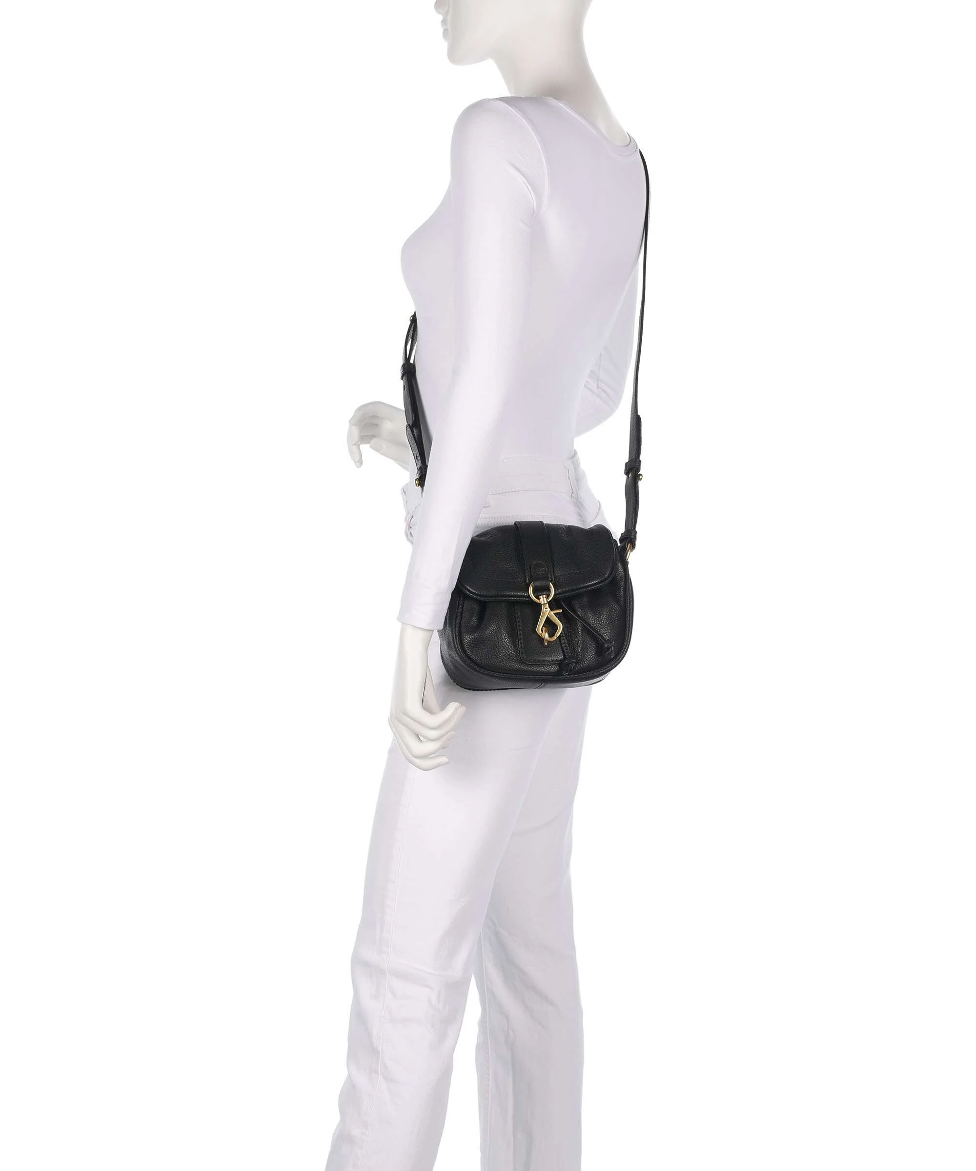 Abro Dalia Star Saddle Torba przez ramię black/gold - Image 3