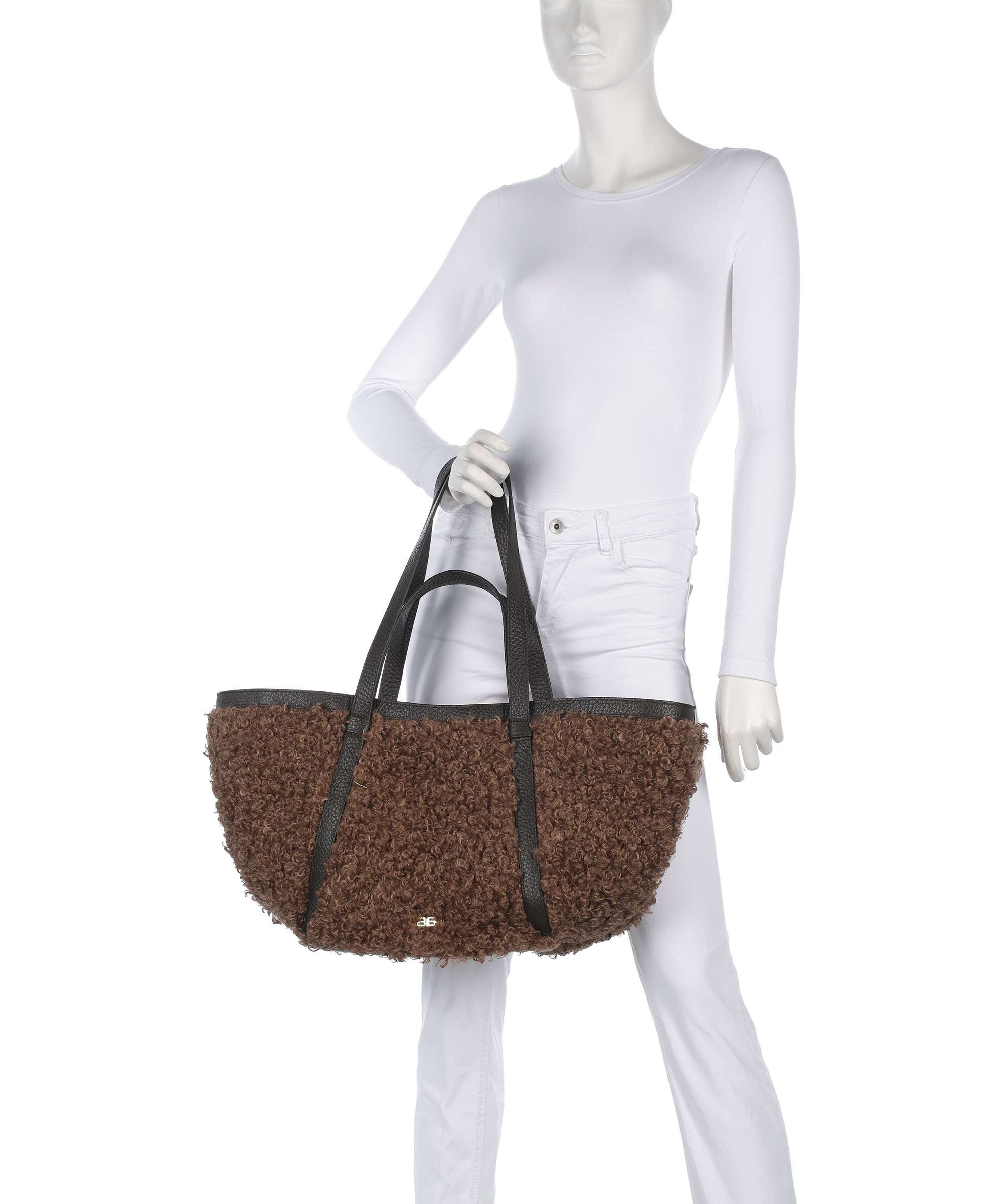 Abro Latxa Cosmo Large Torba na zakupy camel - Image 3