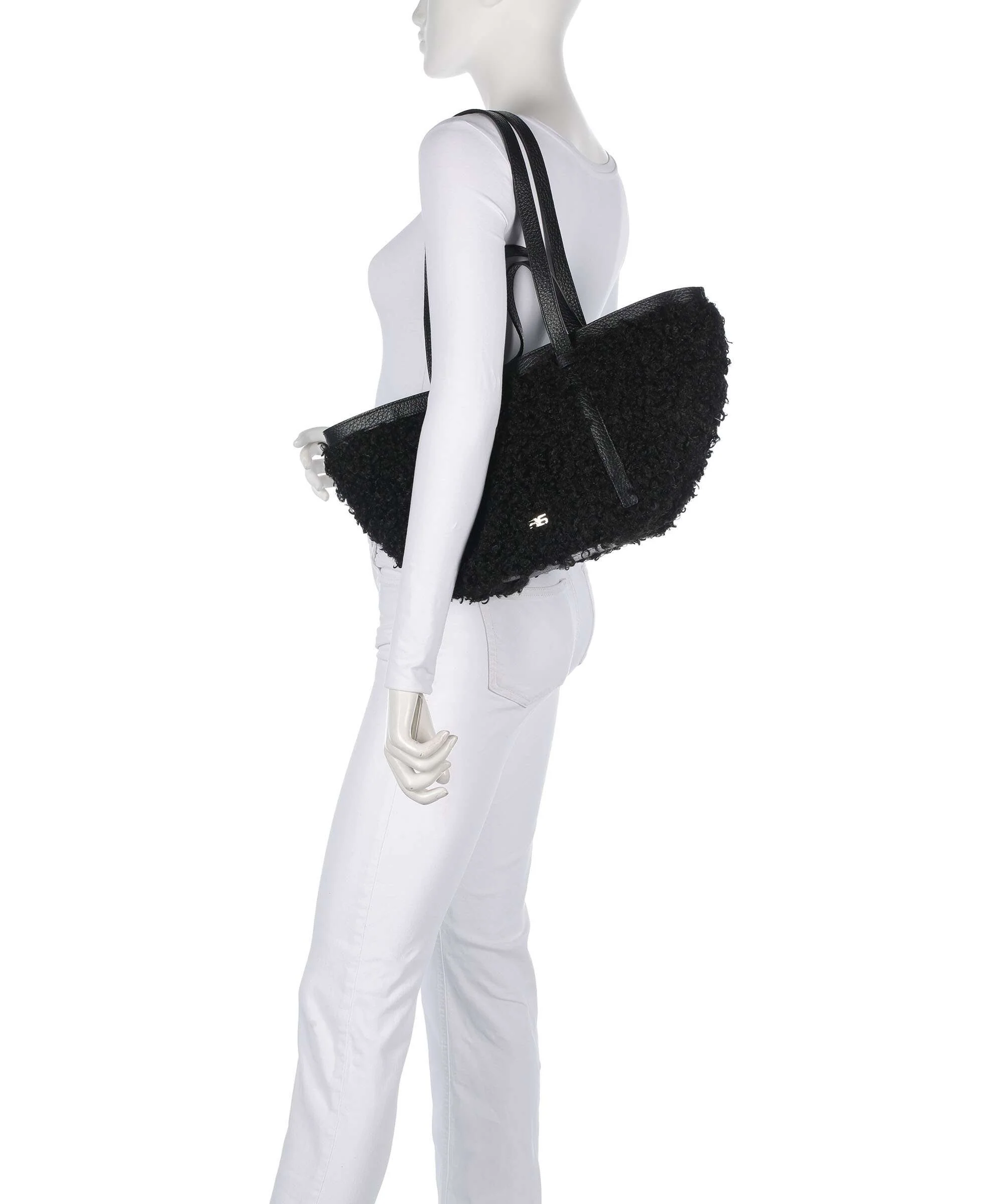 Abro Latxa Cosmo Medium Torba na zakupy black/gold - Image 3
