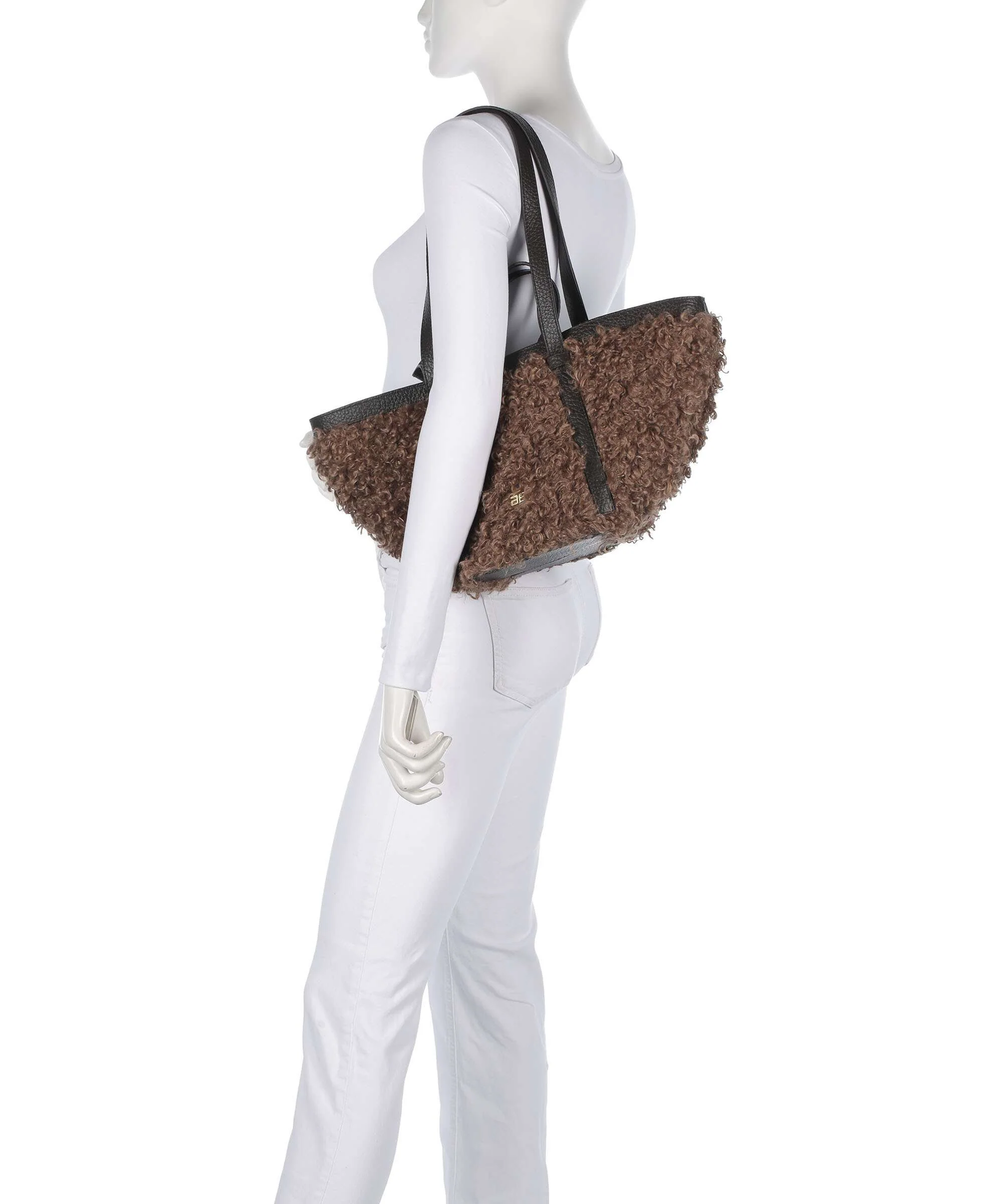 Abro Latxa Cosmo Medium Torba na zakupy camel - Image 3