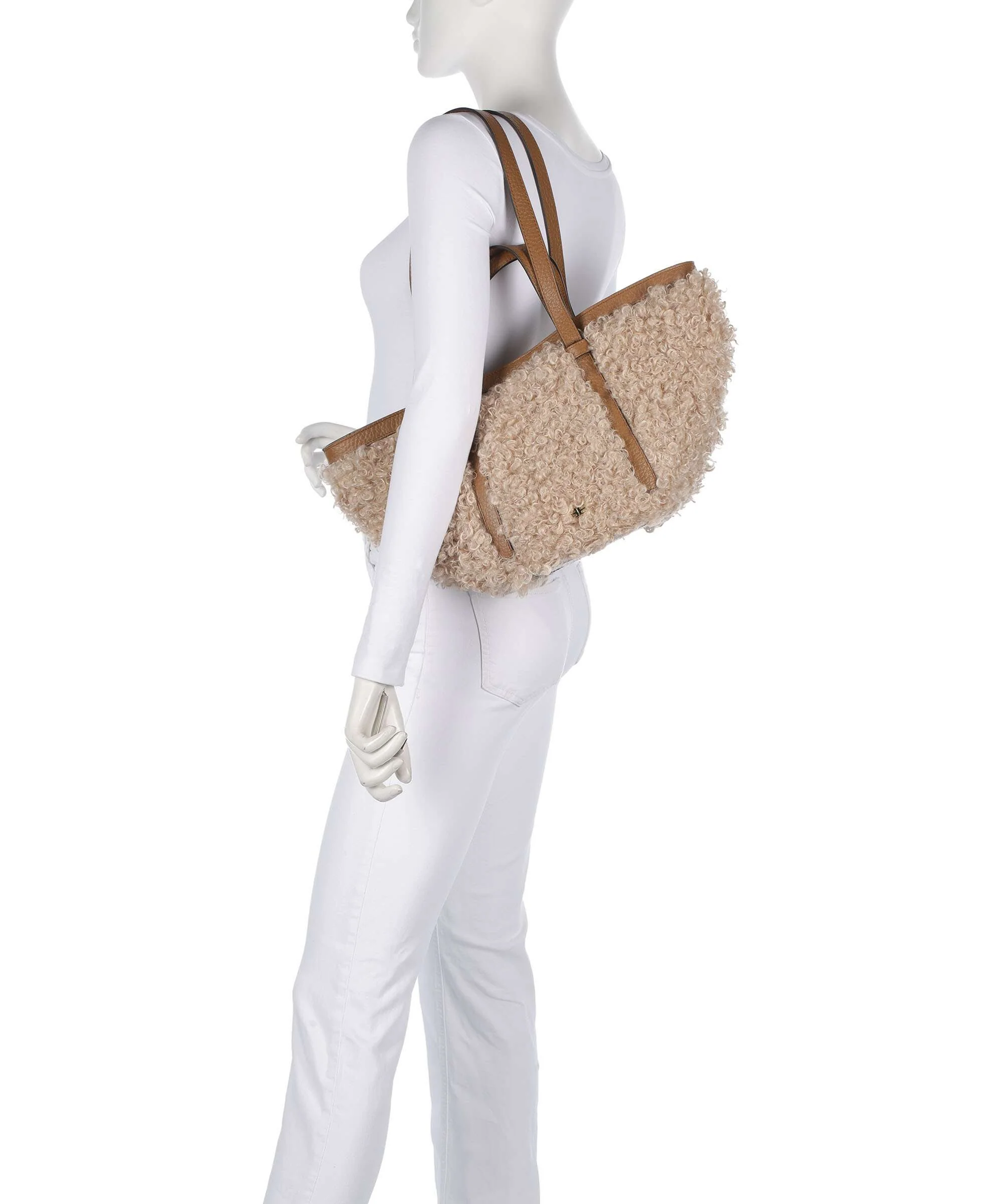 Abro Latxa Cosmo Medium Torba na zakupy natural - Image 3