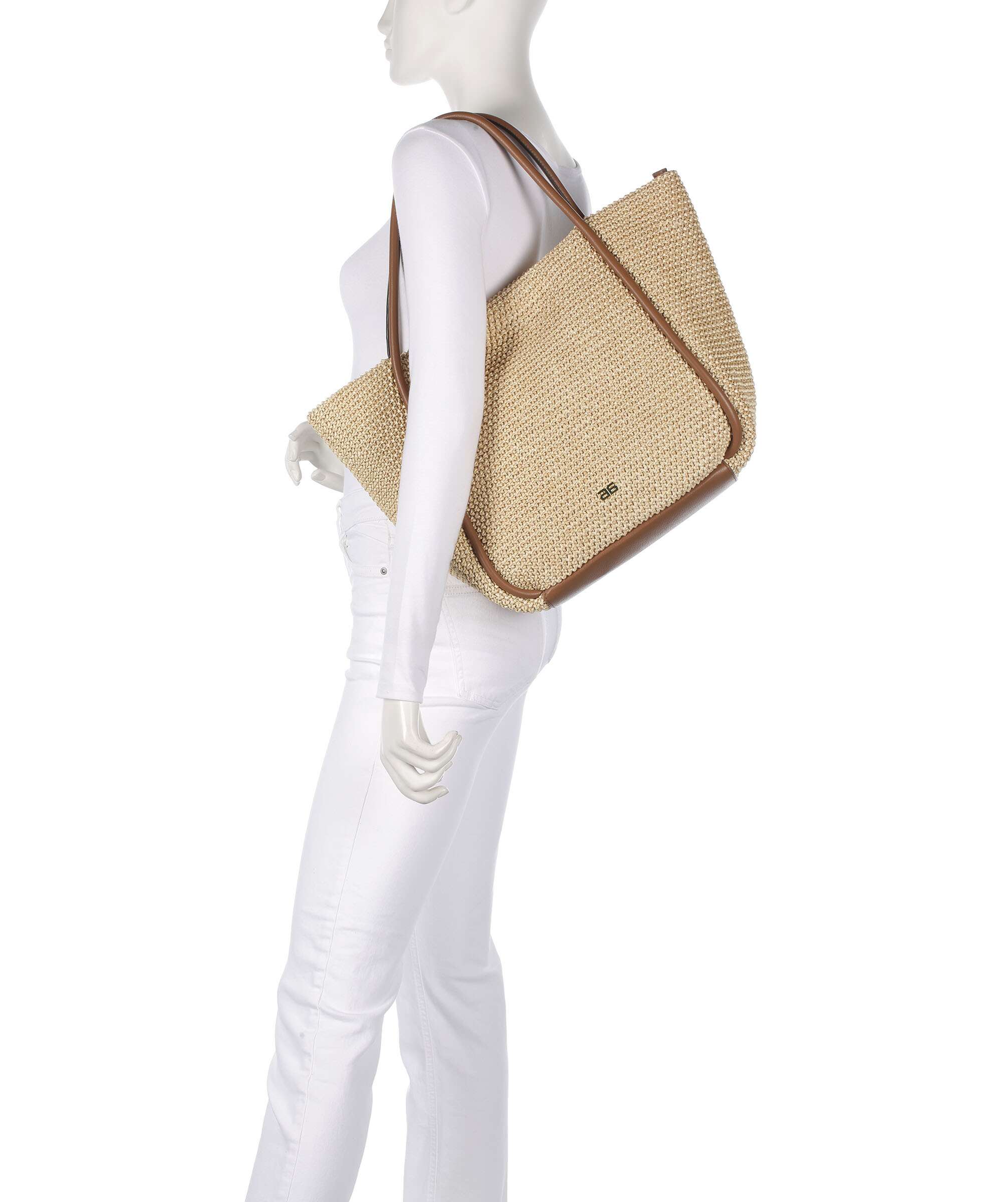 Abro Maglia Raffia Willow Torba na zakupy natural - Image 3