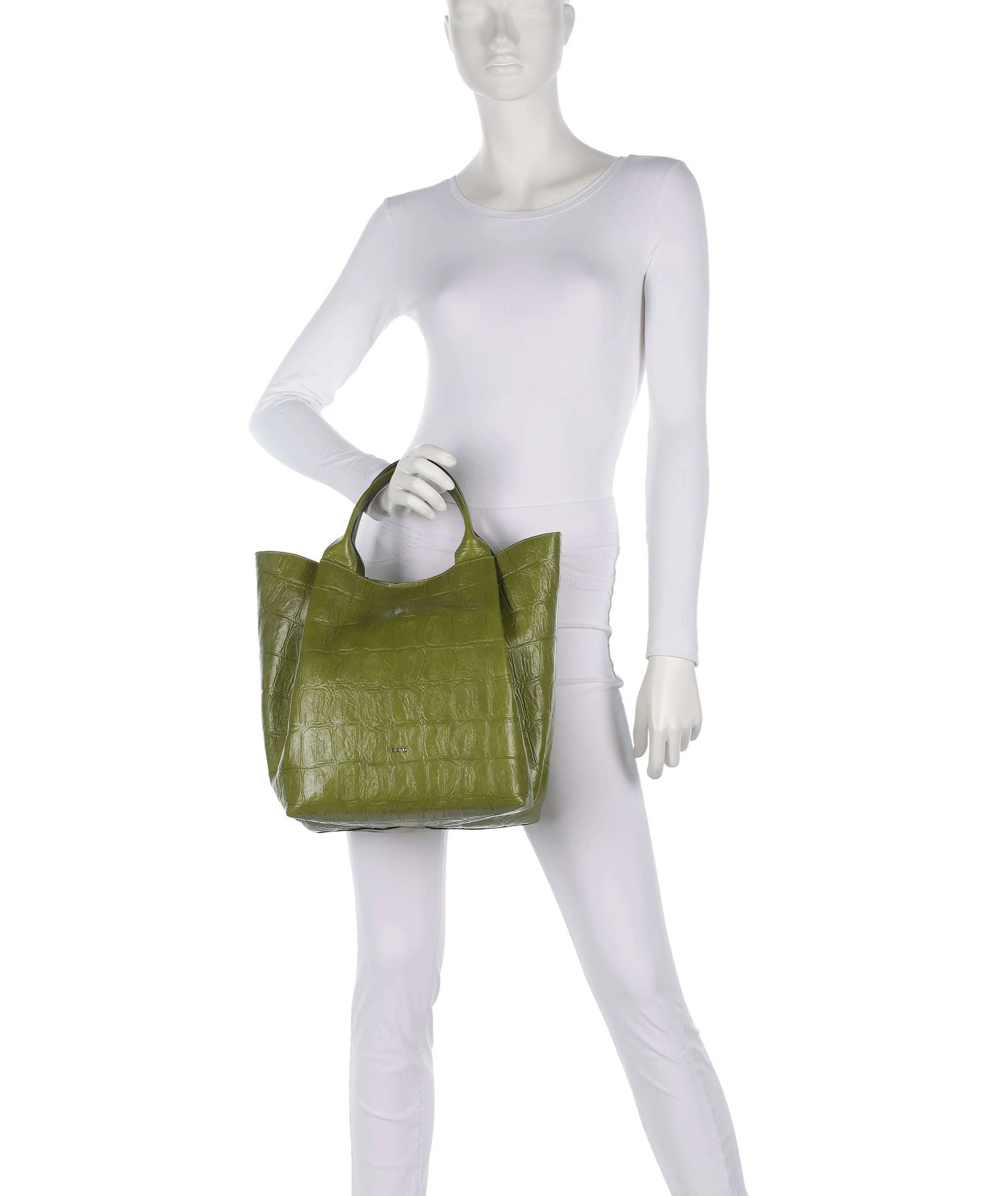 Abro Maxi Cocco Essential Medium Torebka lime - Image 3