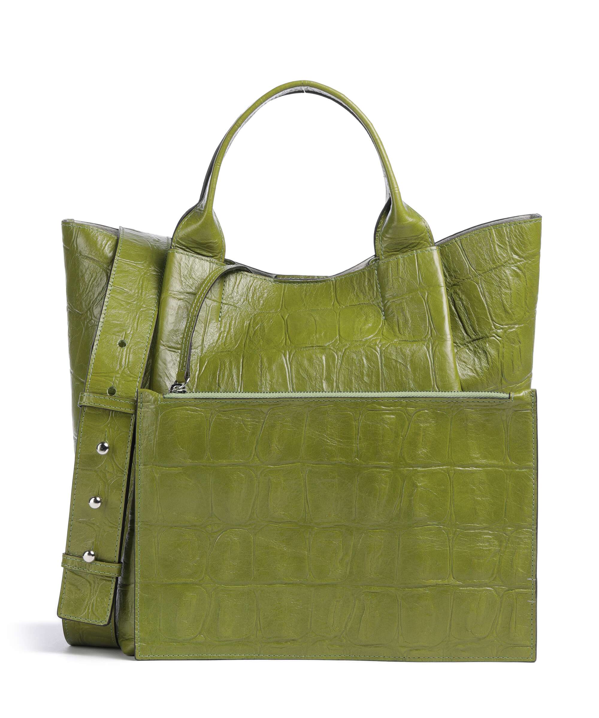 Abro Maxi Cocco Essential Medium Torebka lime - Image 4