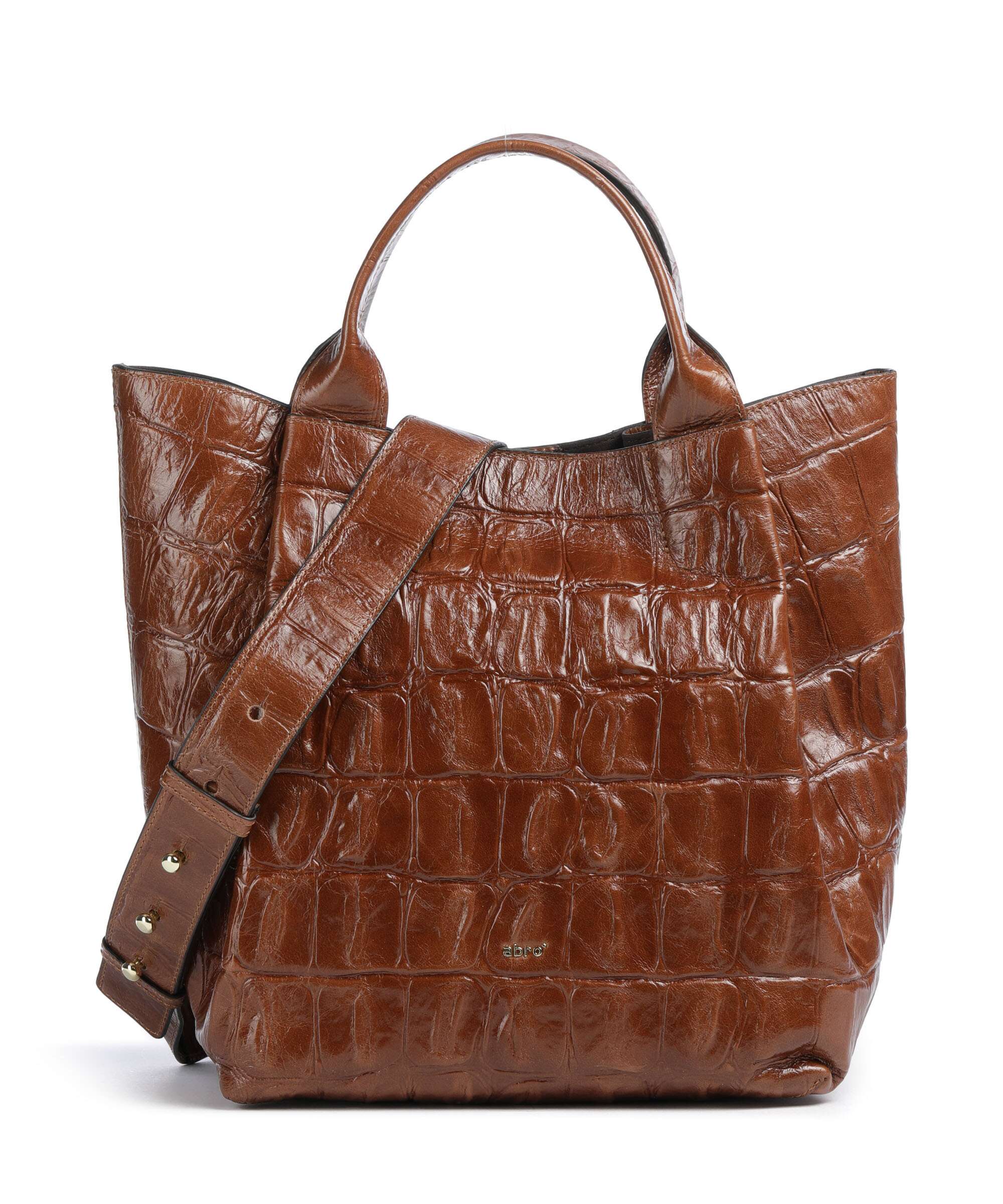 Abro Maxi Cocco Essential Medium Torebka caramel/cognac