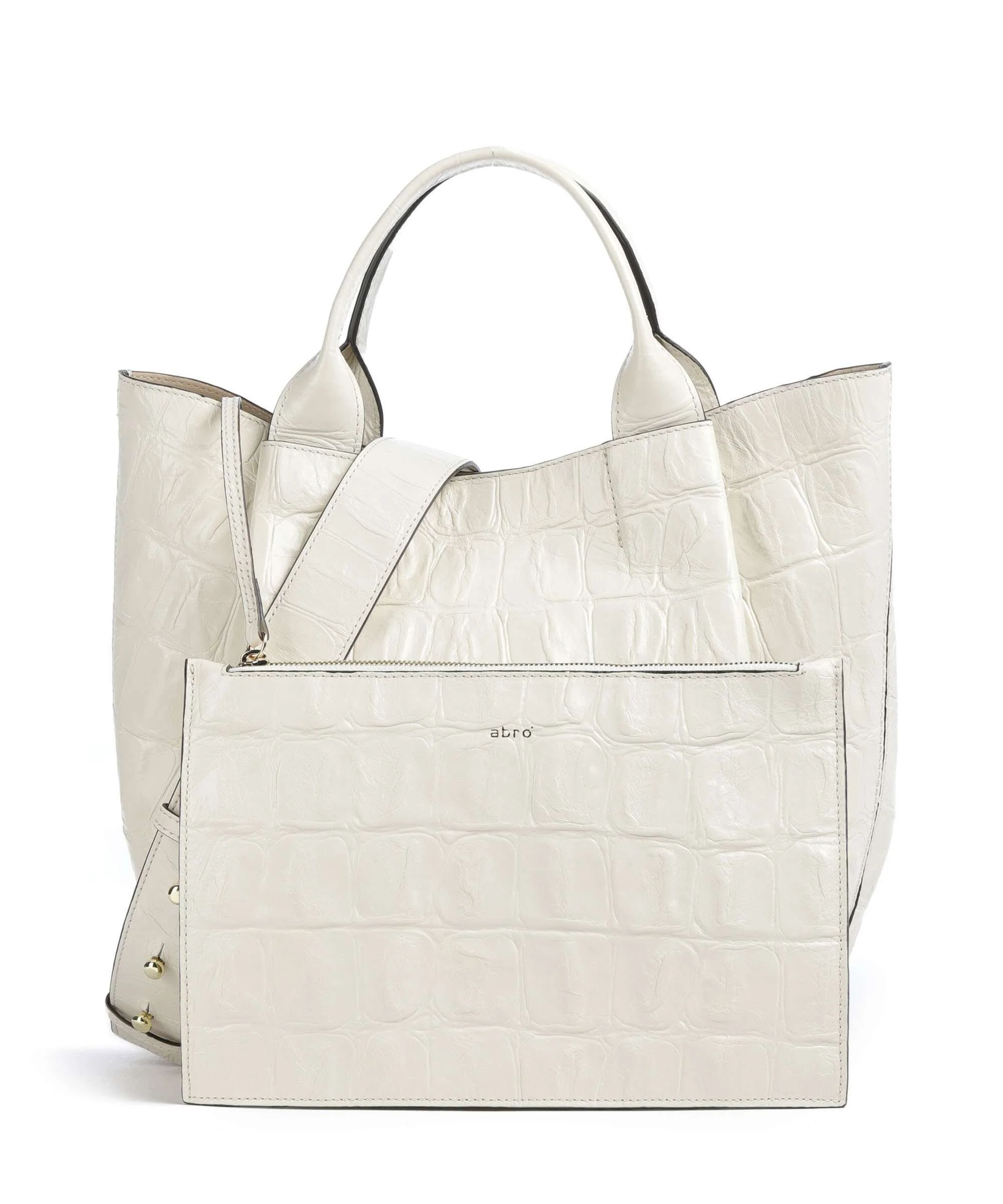 Abro Maxi Cocco Essential Medium Torebka milk - Image 2