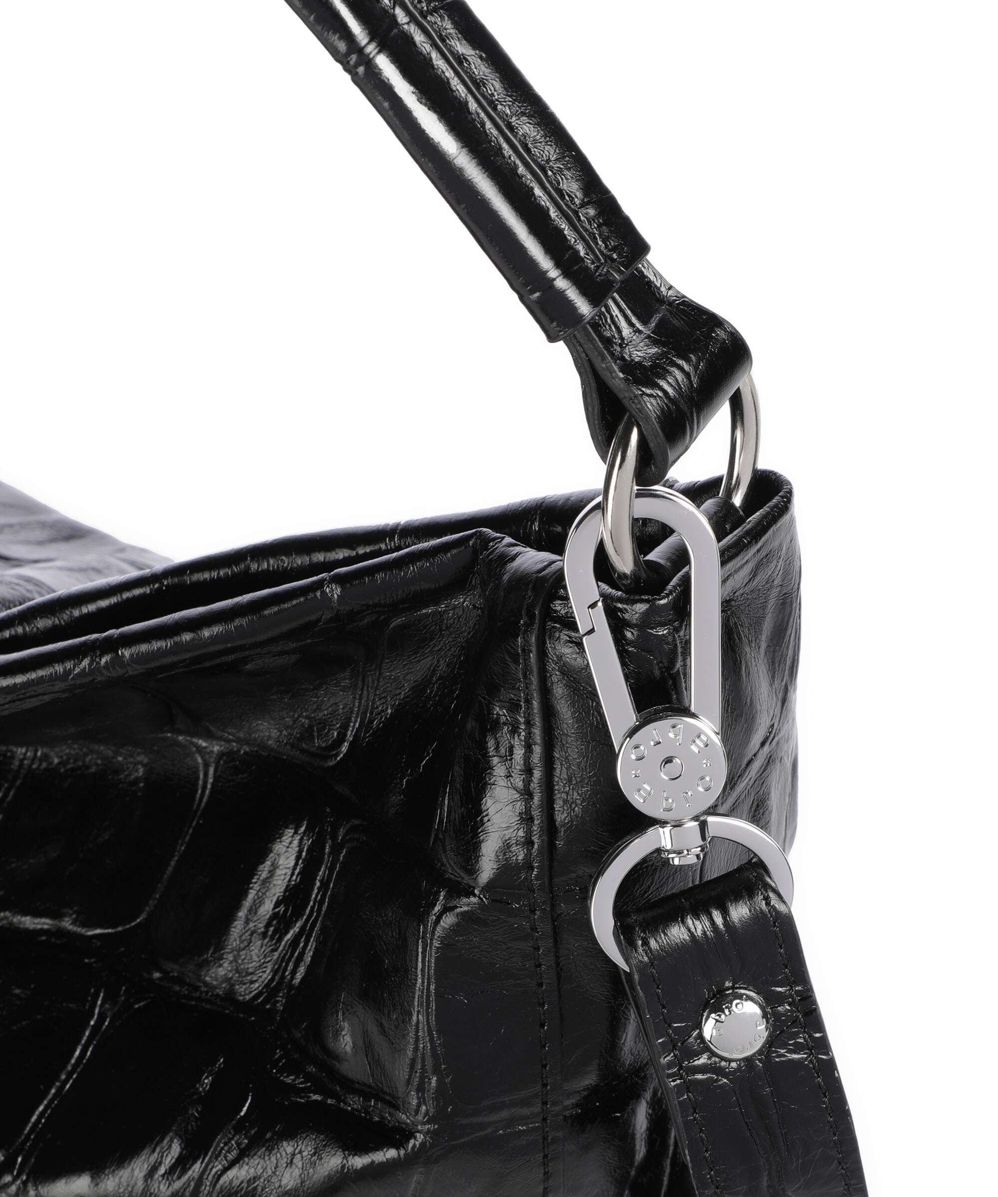 Abro Maxi Cocco Mia Torebka worek black/nickel - Image 4