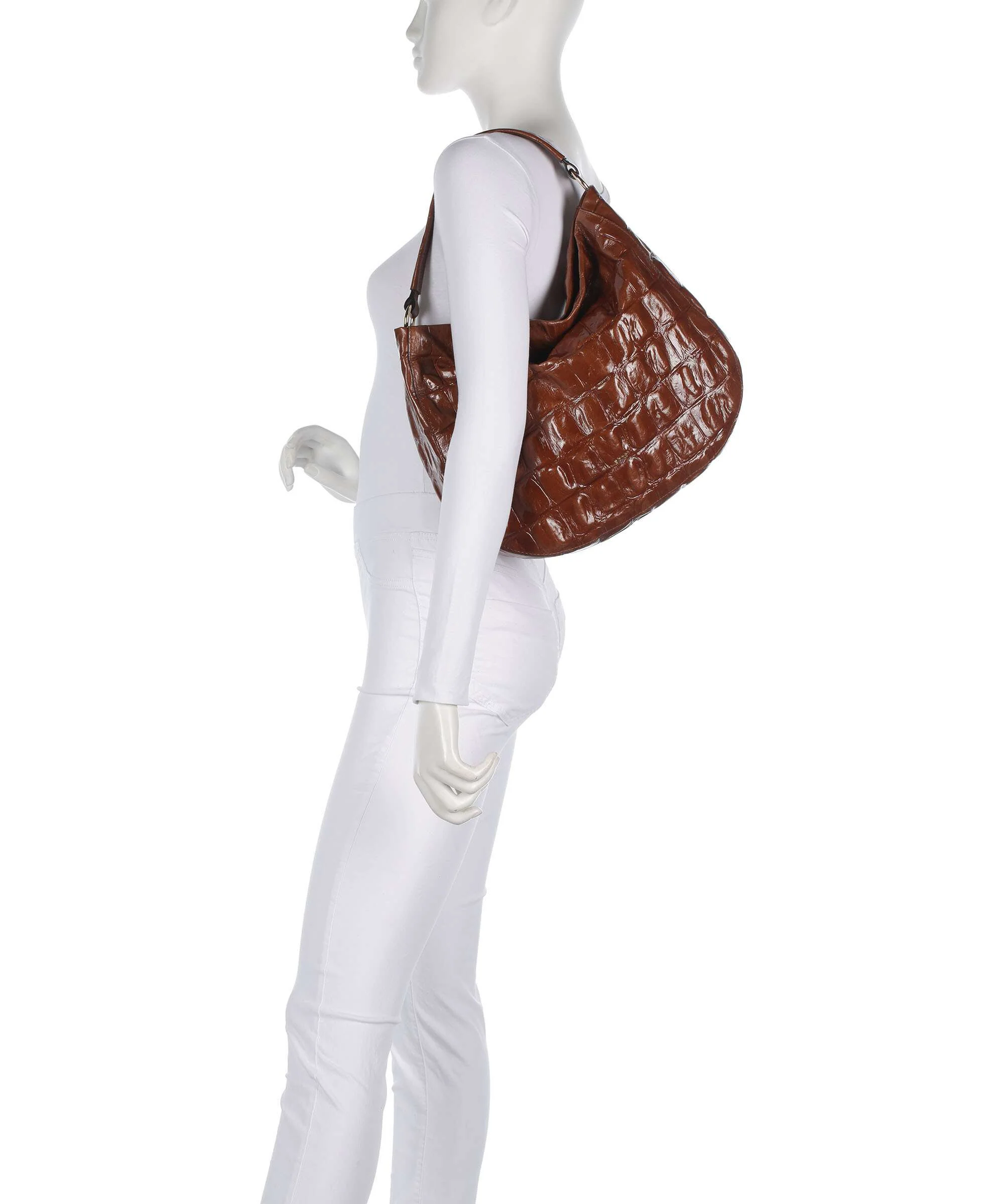 Abro Maxi Cocco Mia Torebka worek caramel/cognac - Image 3