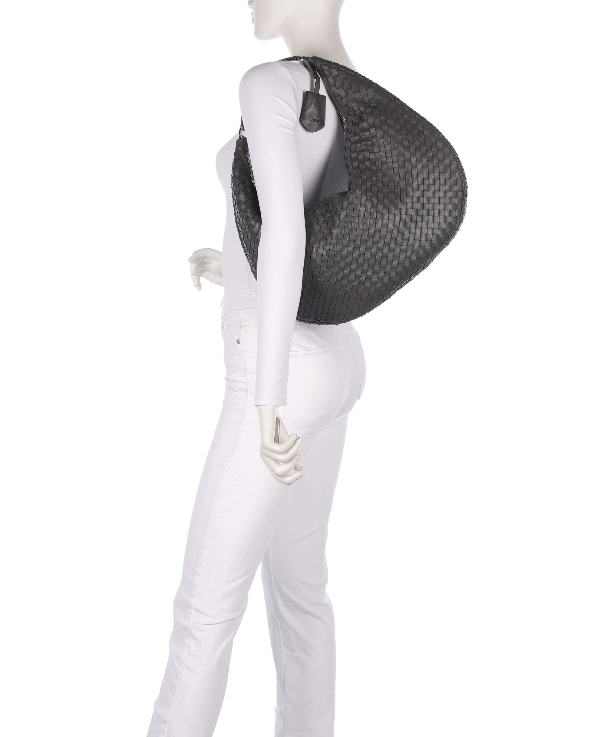 Abro Piuma Nana Torebka worek grey - Image 3