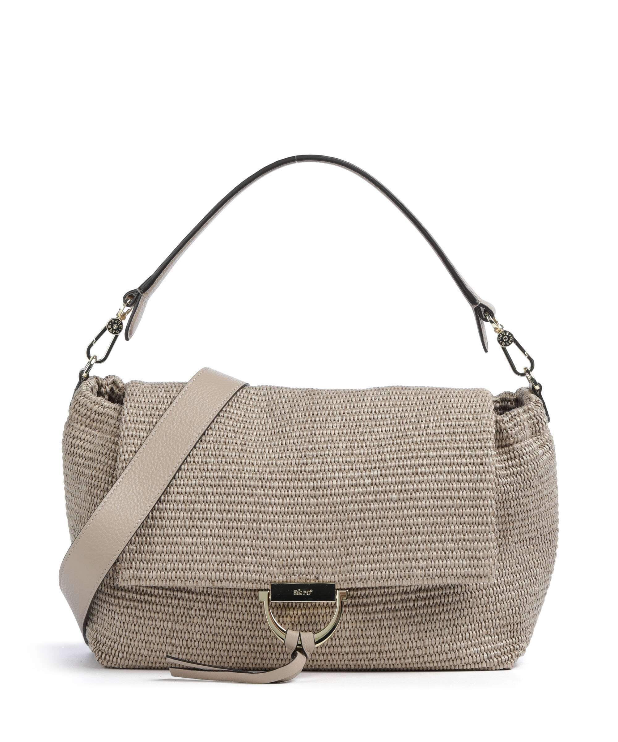 Abro Raffia Classica Temi Large Torba na ramię siena
