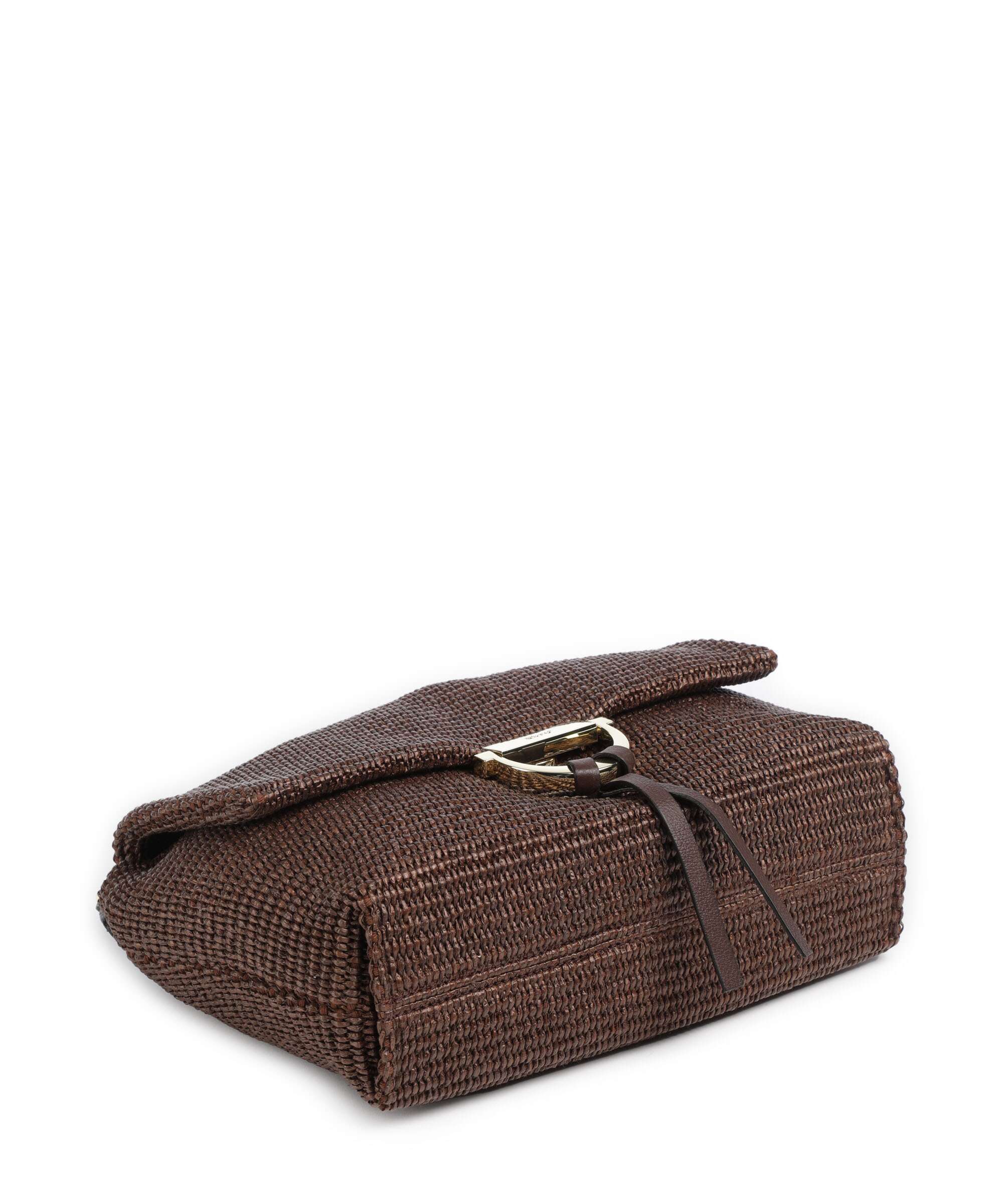 Abro Raffia Classica Temi Medium Torba na ramię wood - Image 5