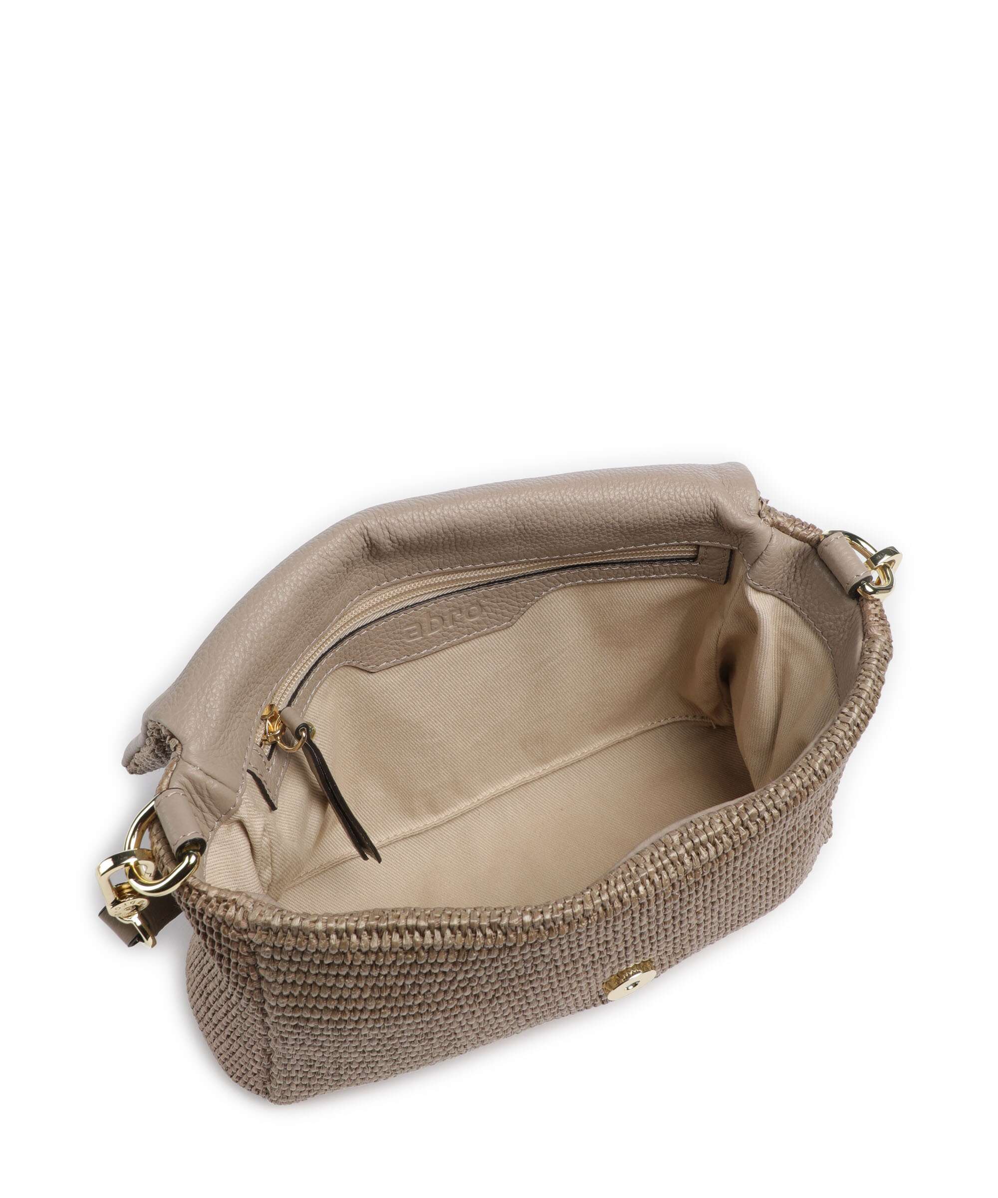 Abro Raffia Classica Temi Torba na ramię siena - Image 6