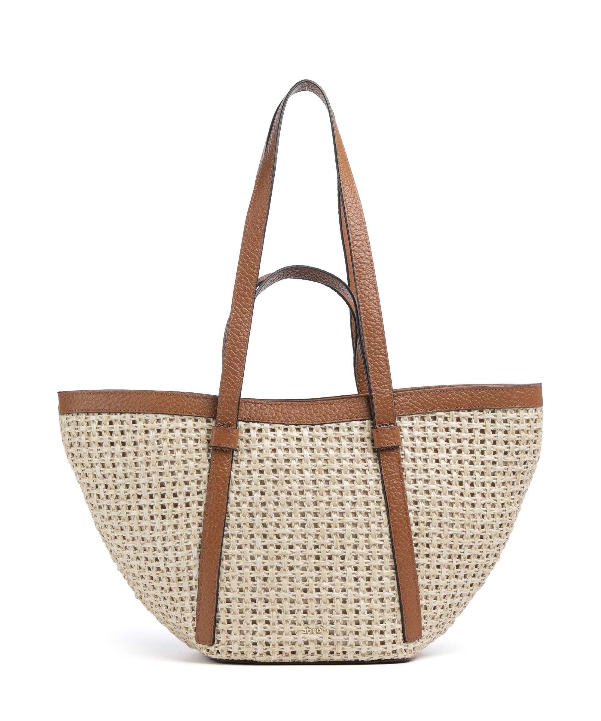 Abro Raffia Cordino Cosmo Medium Torba na zakupy caramel/cognac