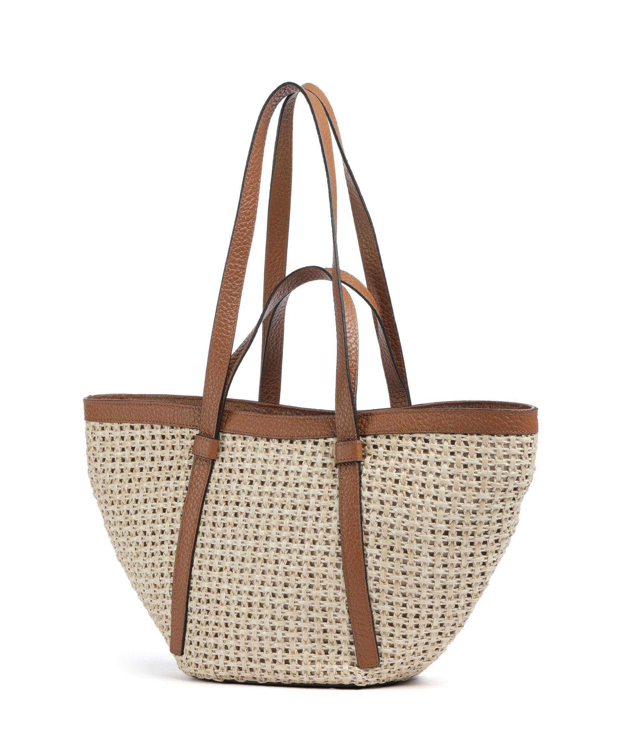 Abro Raffia Cordino Cosmo Medium Torba na zakupy caramel/cognac - Image 2