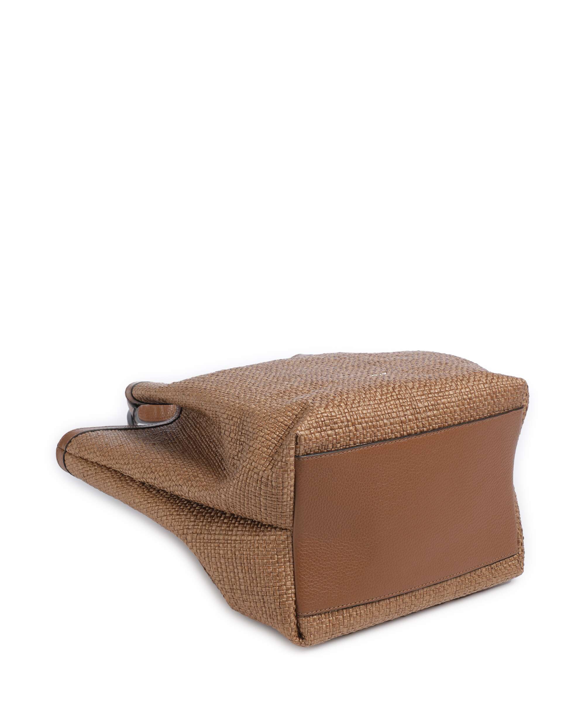 Abro Raffia Intreccio Essential Medium Torebka caramel/cognac - Image 4