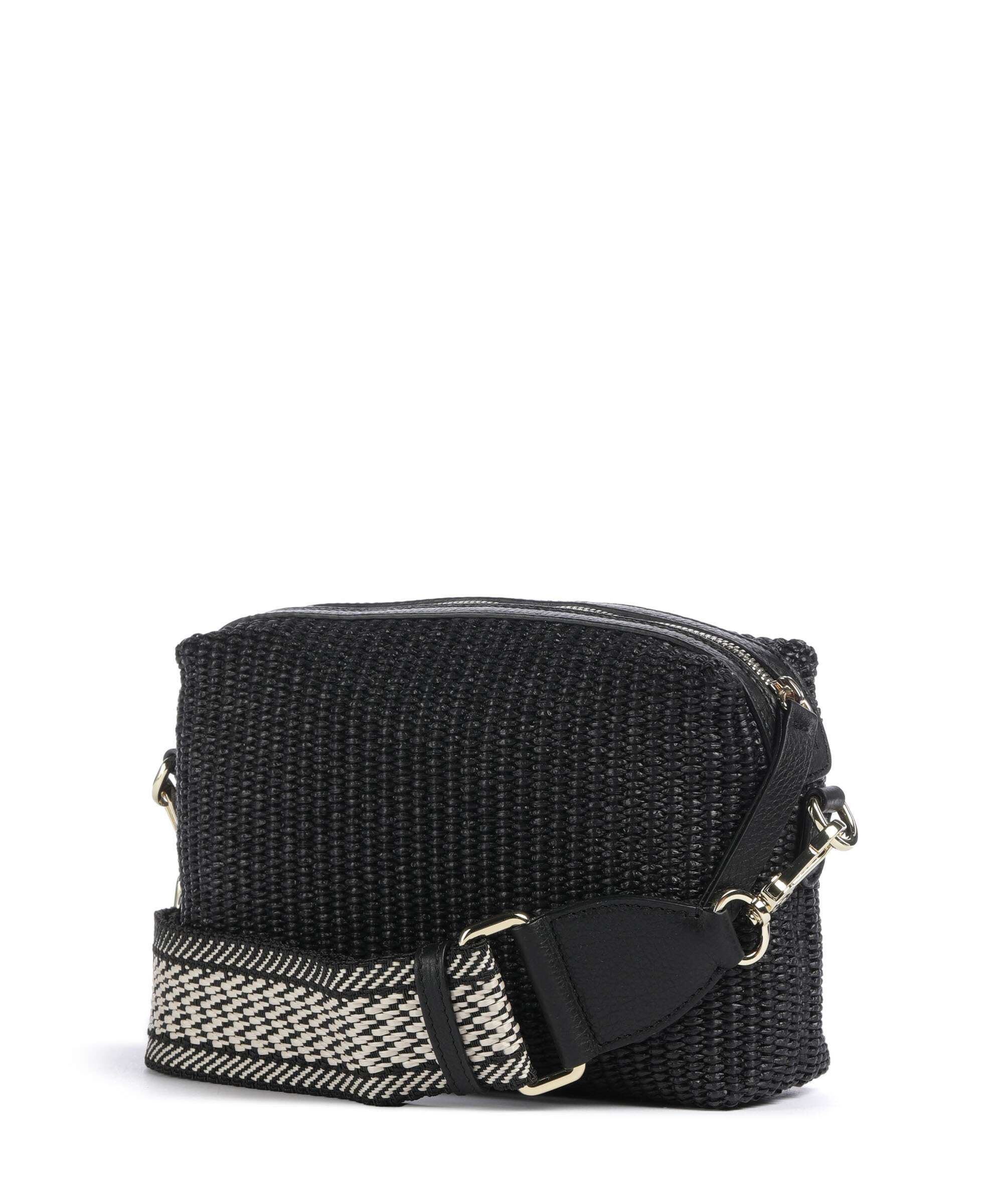 Abro Raffia Kaia Torba przez ramię black/gold - Image 2