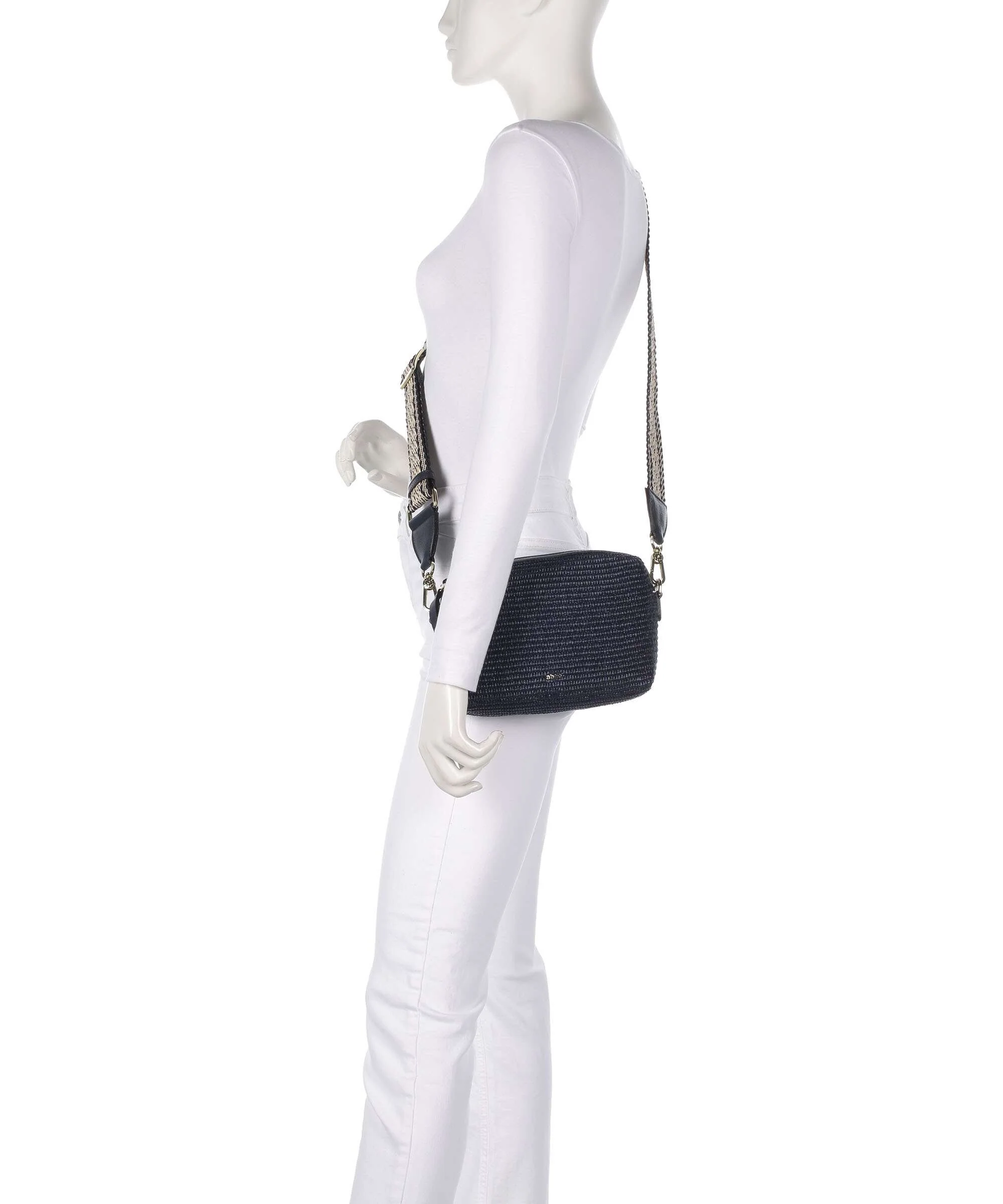 Abro Raffia Kaia Torba przez ramię navy - Image 3