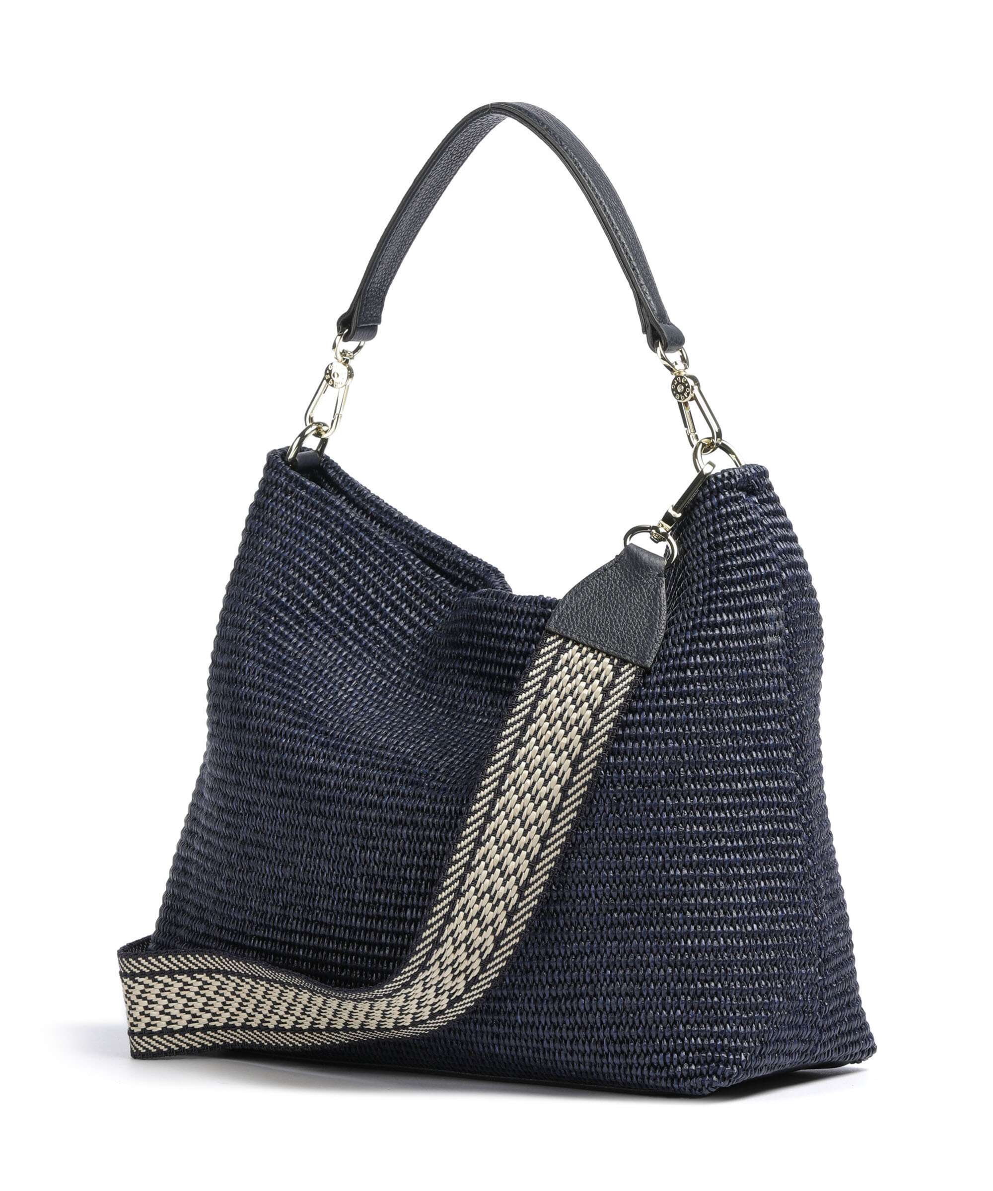 Abro Raffia Kaia Torebka worek navy - Image 2