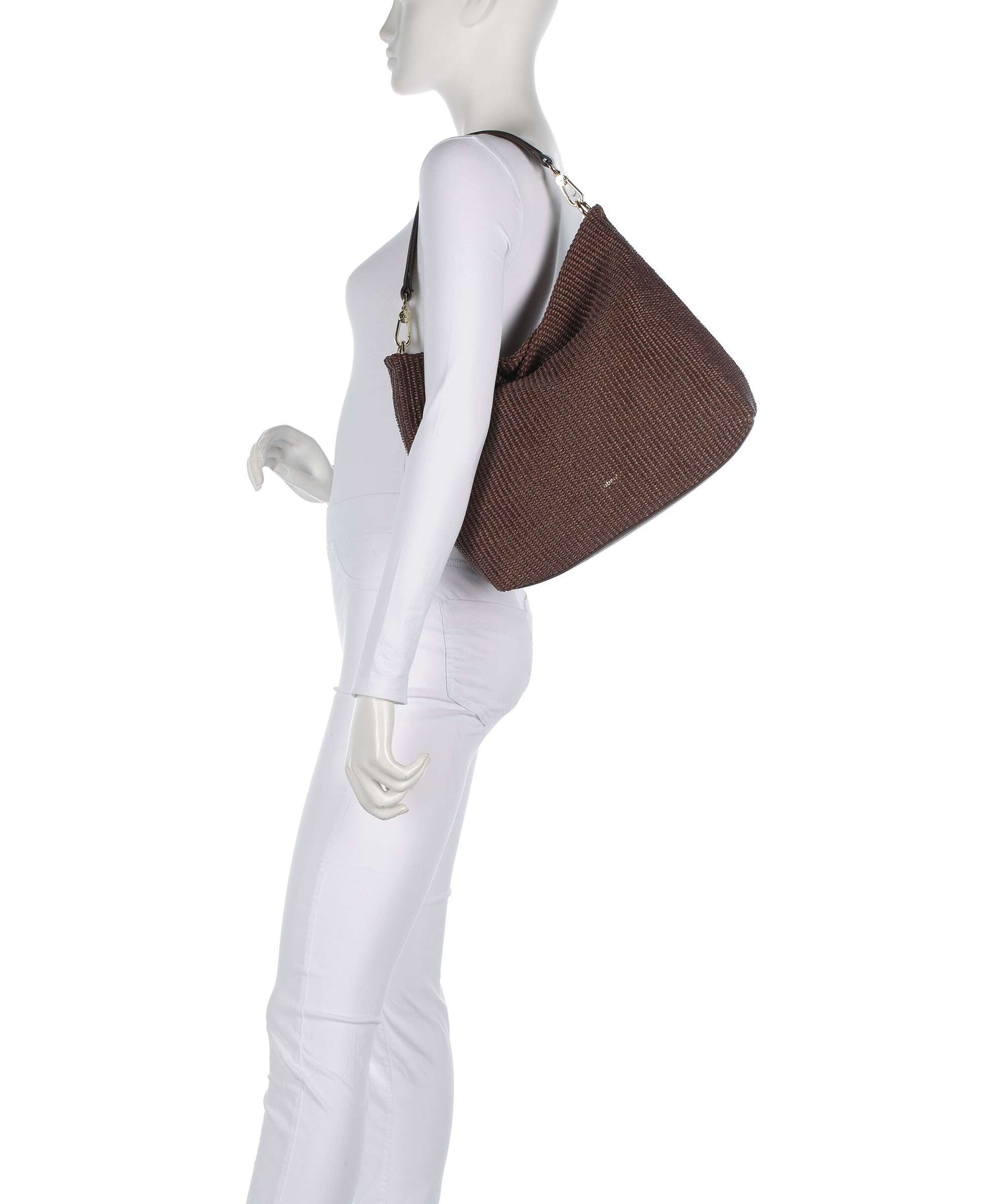 Abro Raffia Kaia Torebka worek wood - Image 3