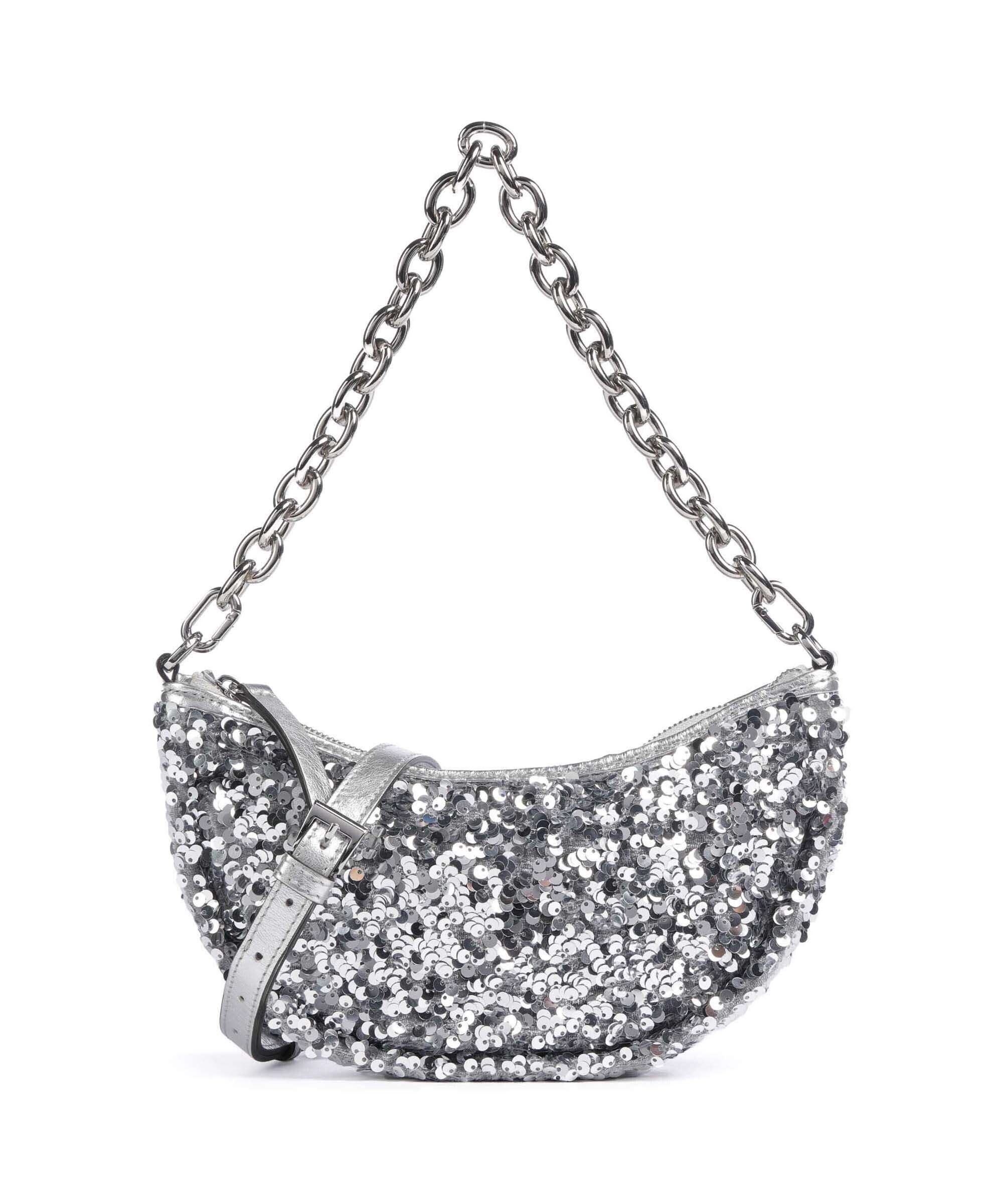 Abro Sequins Moon Torba na ramię silver