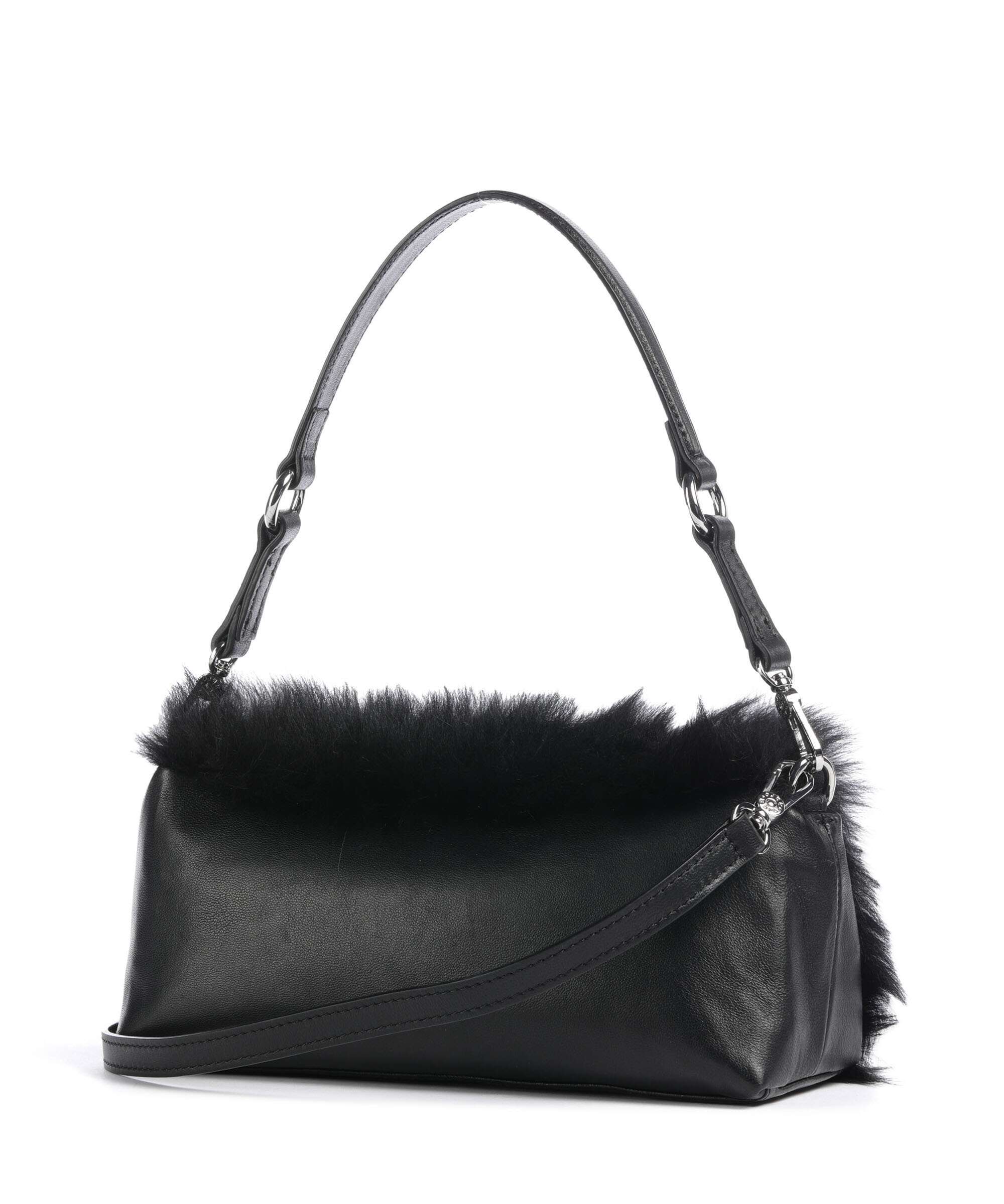 Abro Shearling Mila Torba na ramię black/nickel - Image 2