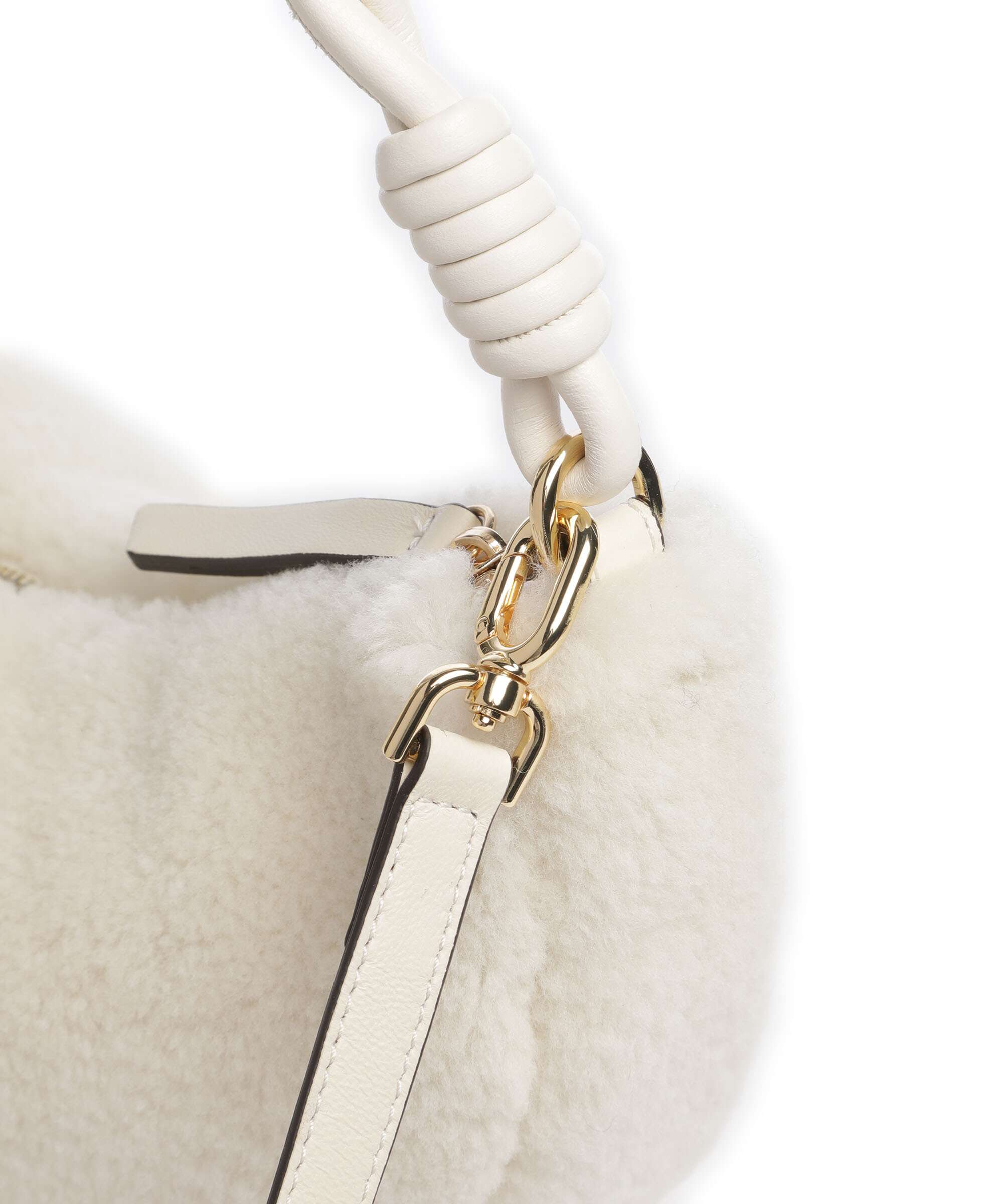 Abro Shearling Moon Torba na ramię milk - Image 5