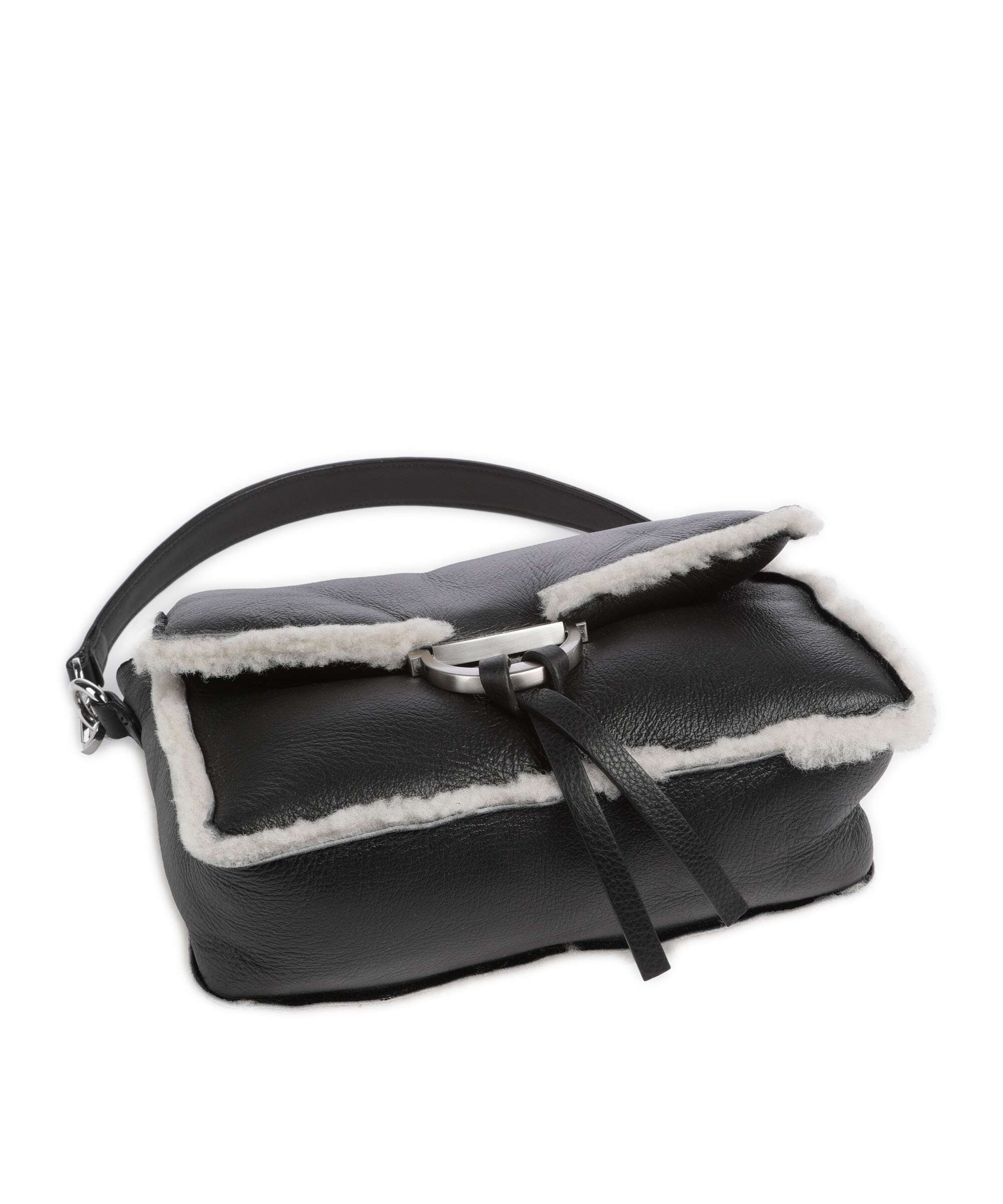 Abro Shearling Temi Torba na ramię black/white - Image 5