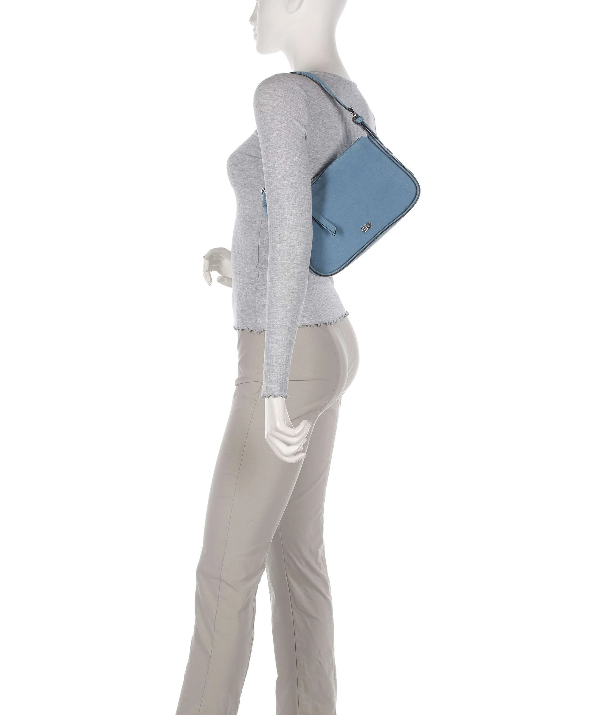 Abro Suede Best Friend Torba na ramię blue - Image 3