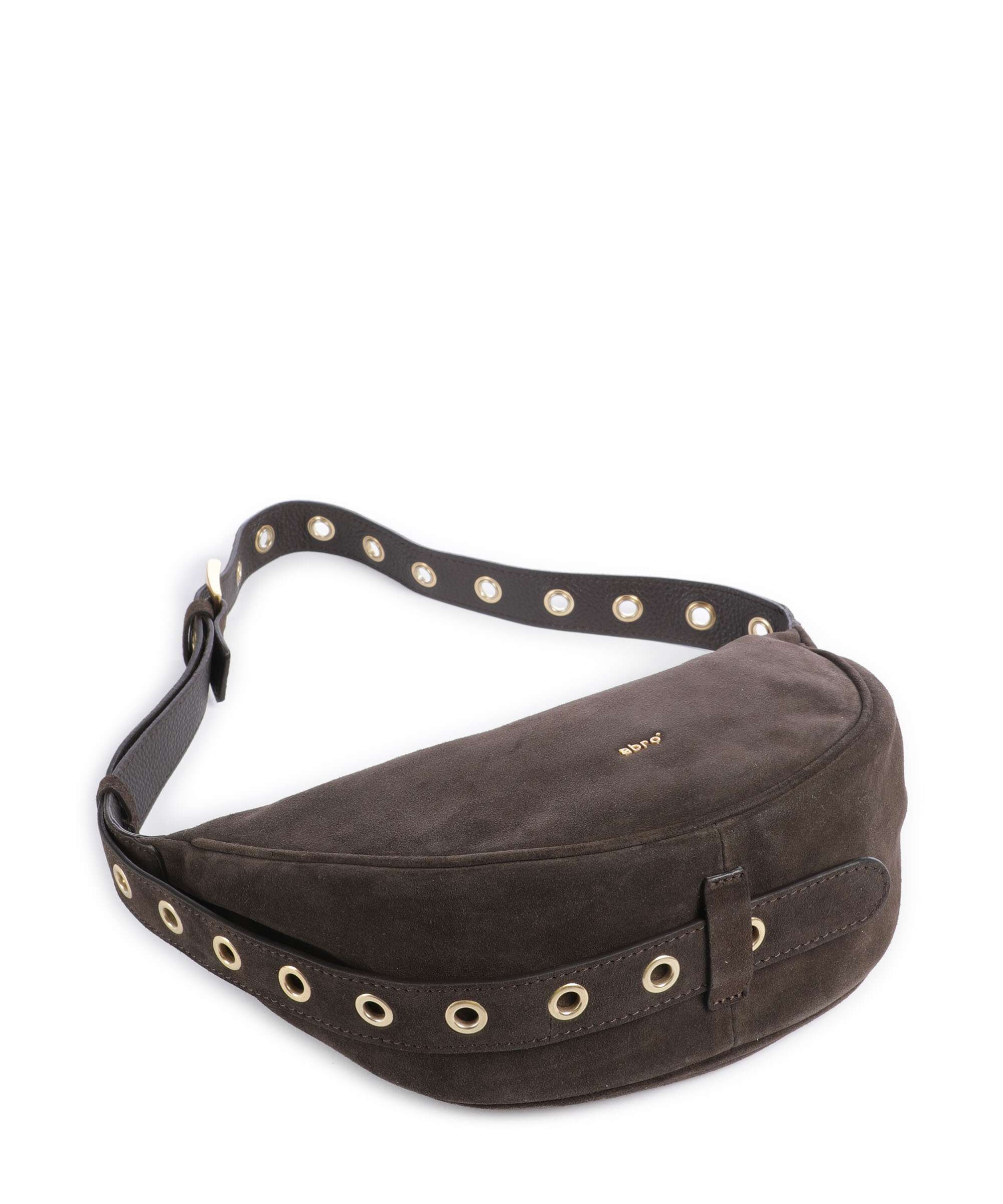 Abro Suede By My Side Small Torba na ramię dark brown - Image 5