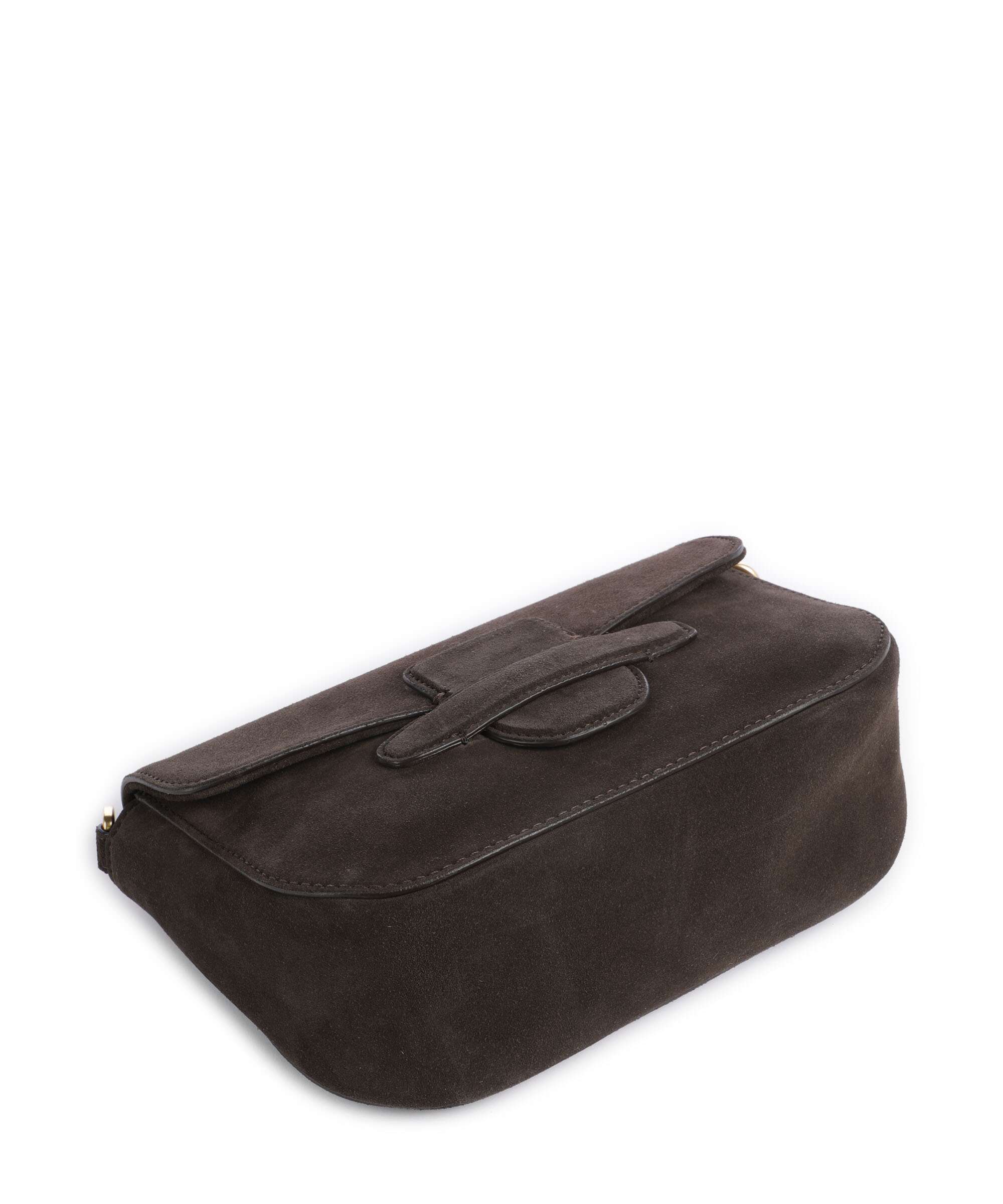 Abro Suede Camilla Torba na ramię dark brown - Image 6