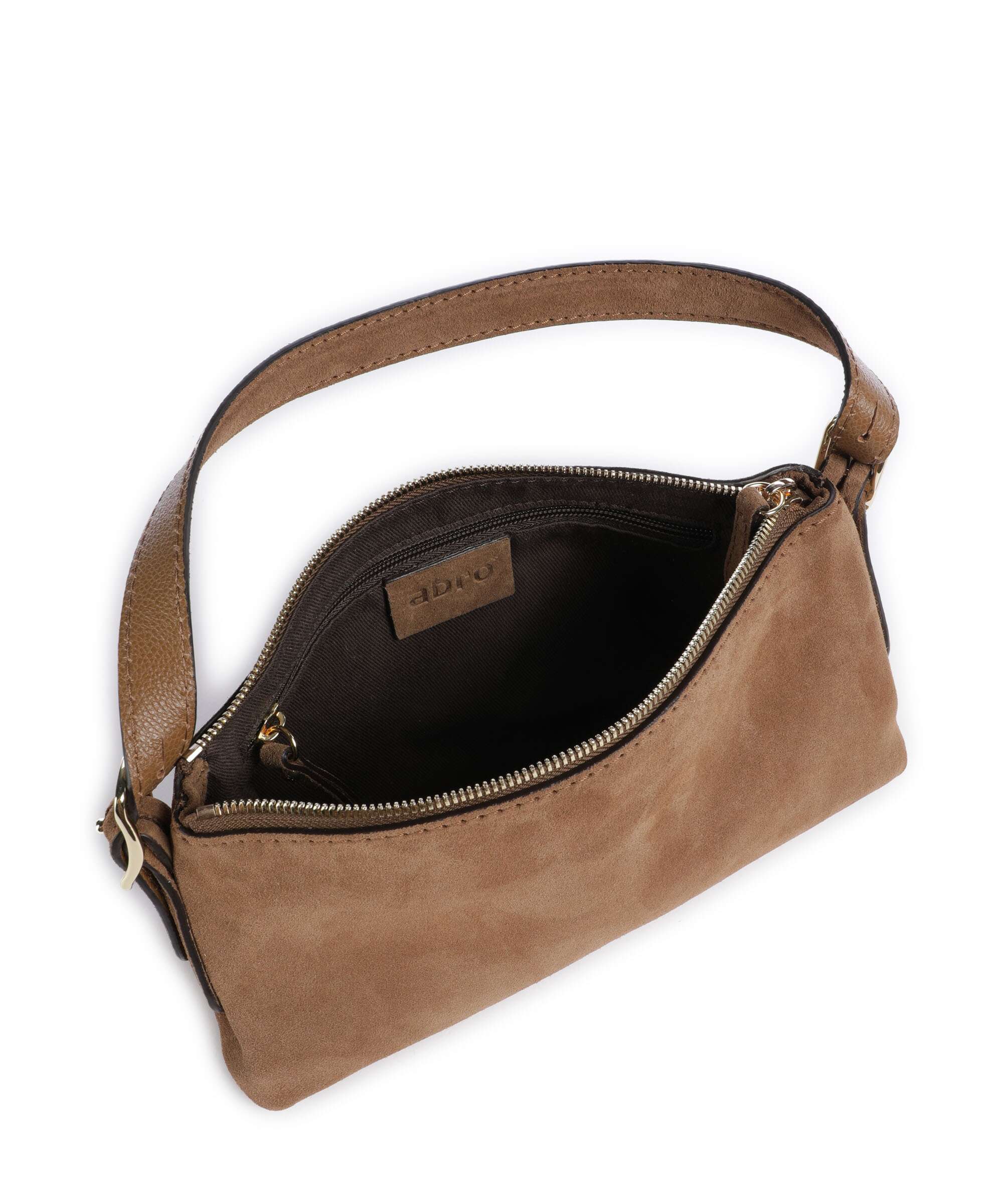 Abro Suede Carina Torba na ramię camel - Image 7
