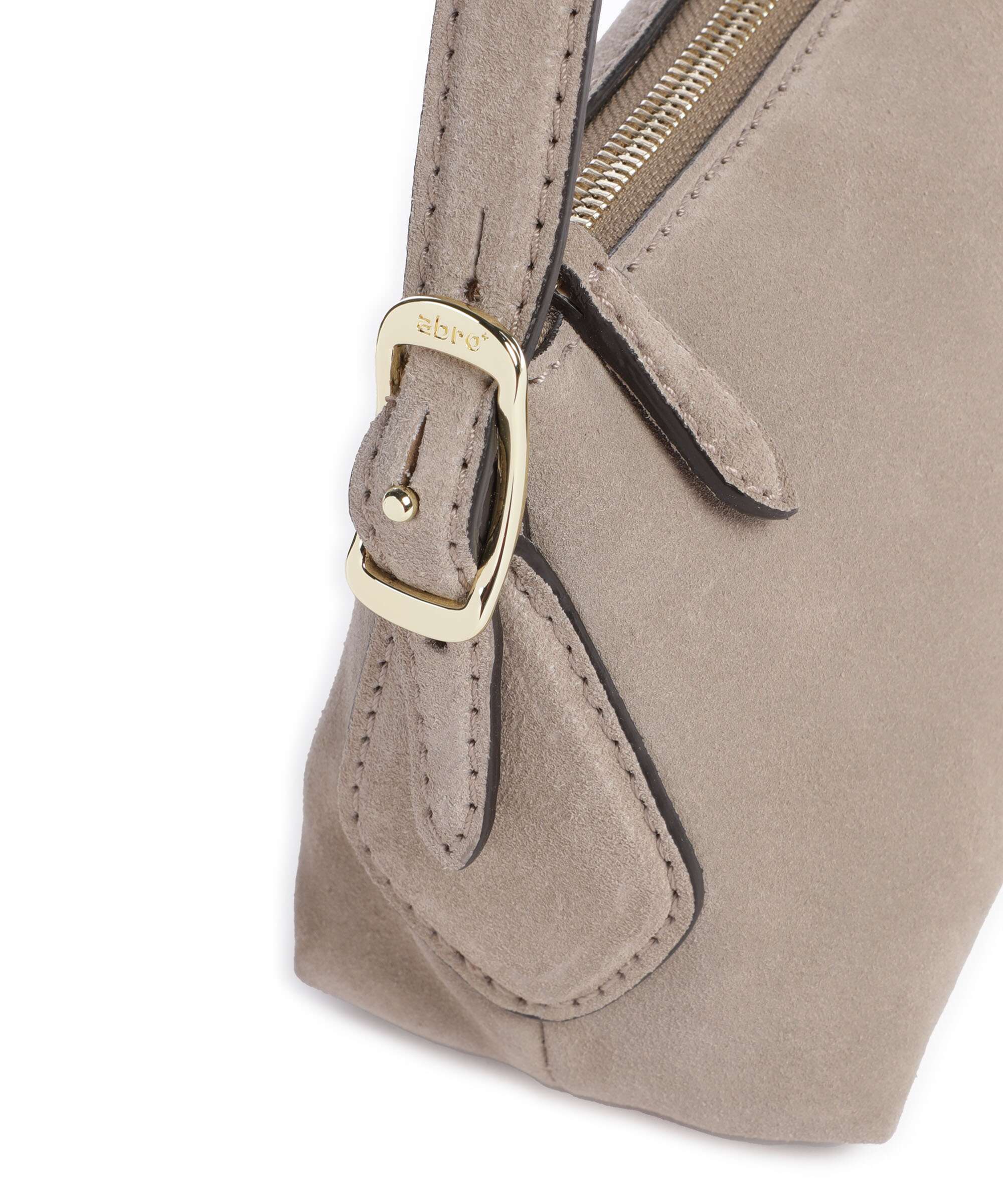 Abro Suede Carina Torba na ramię siena - Image 4