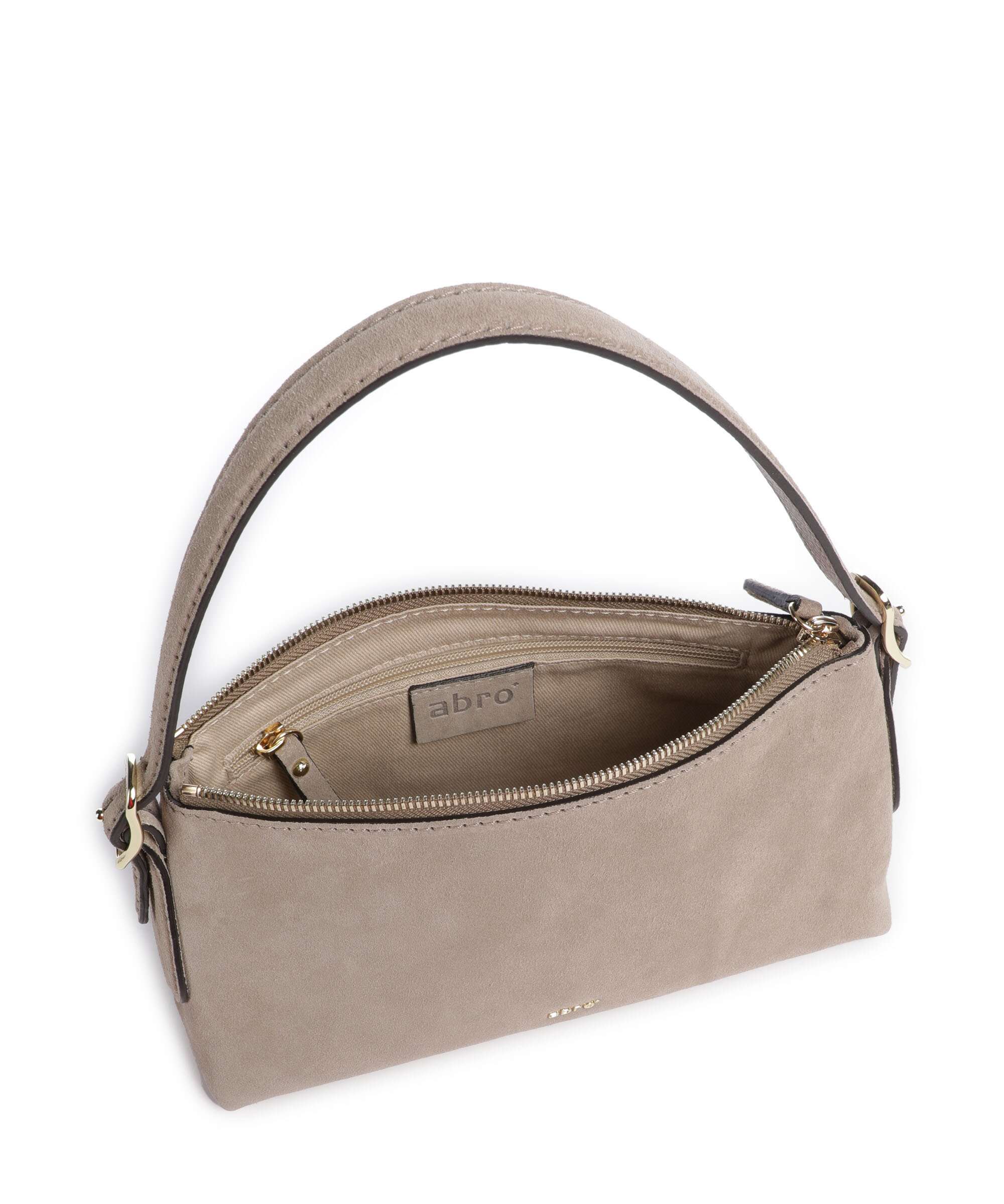 Abro Suede Carina Torba na ramię siena - Image 6