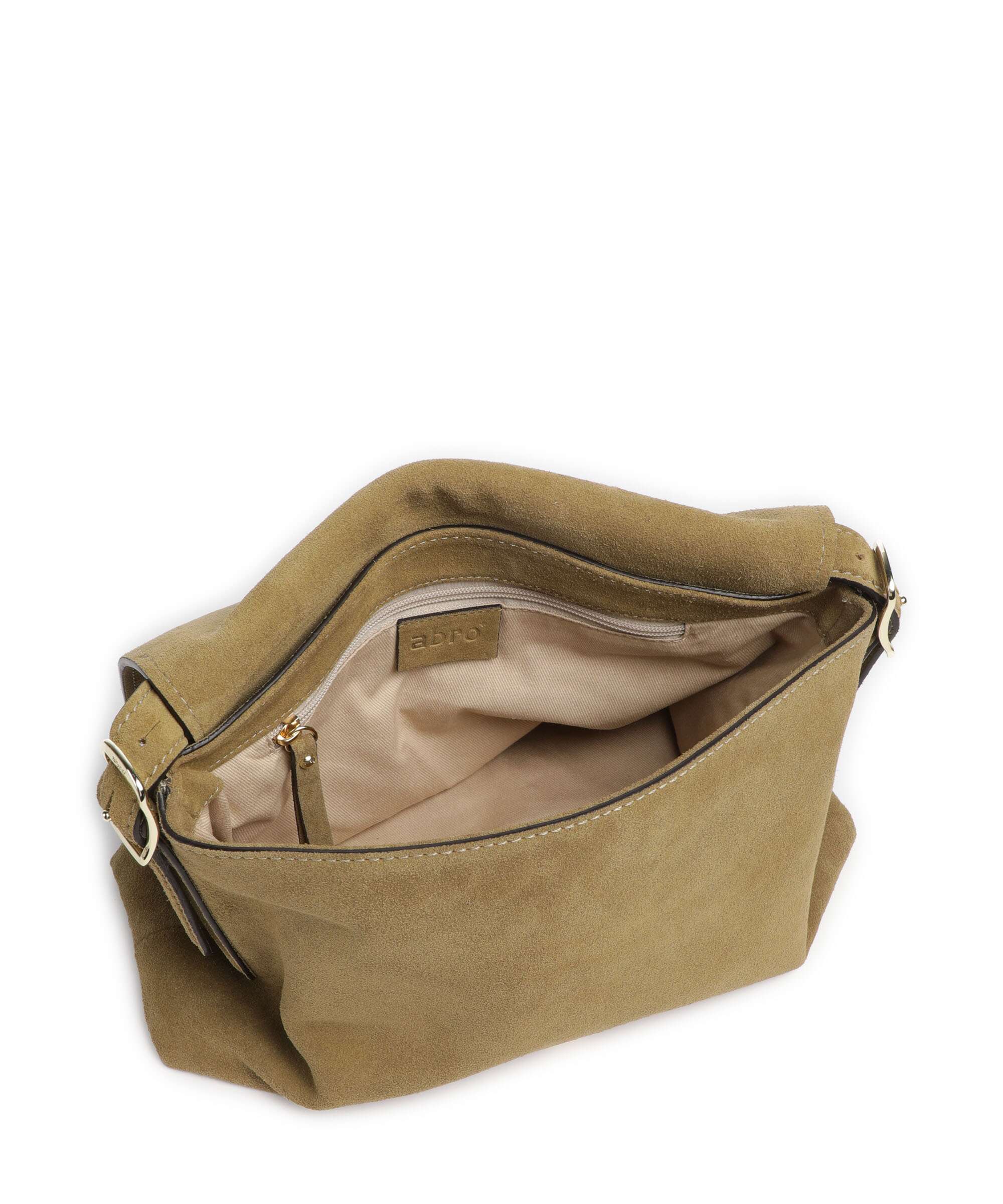 Abro Suede Carina Torba na ramię mud - Image 5