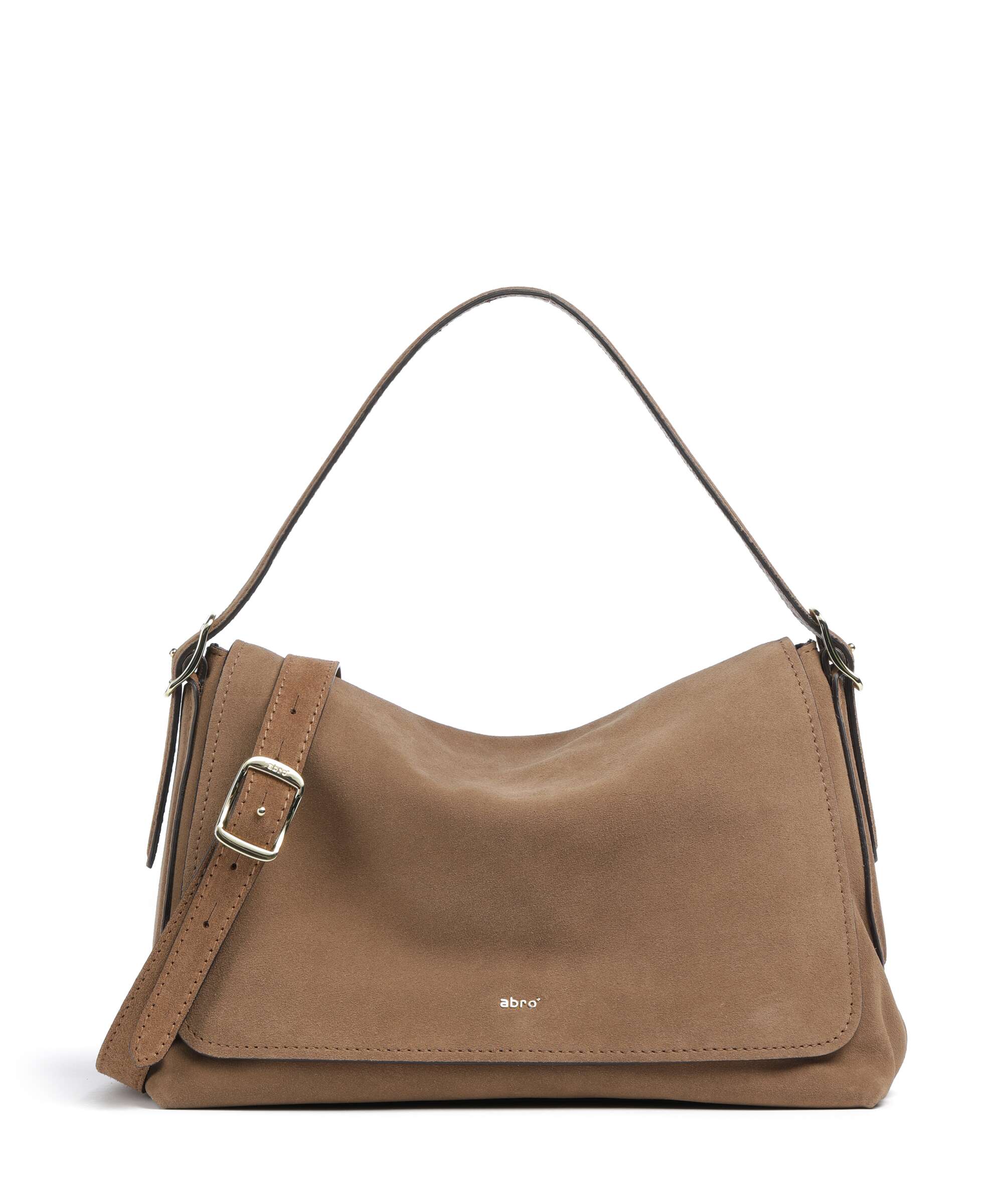 Abro Suede Carina Torebka worek camel