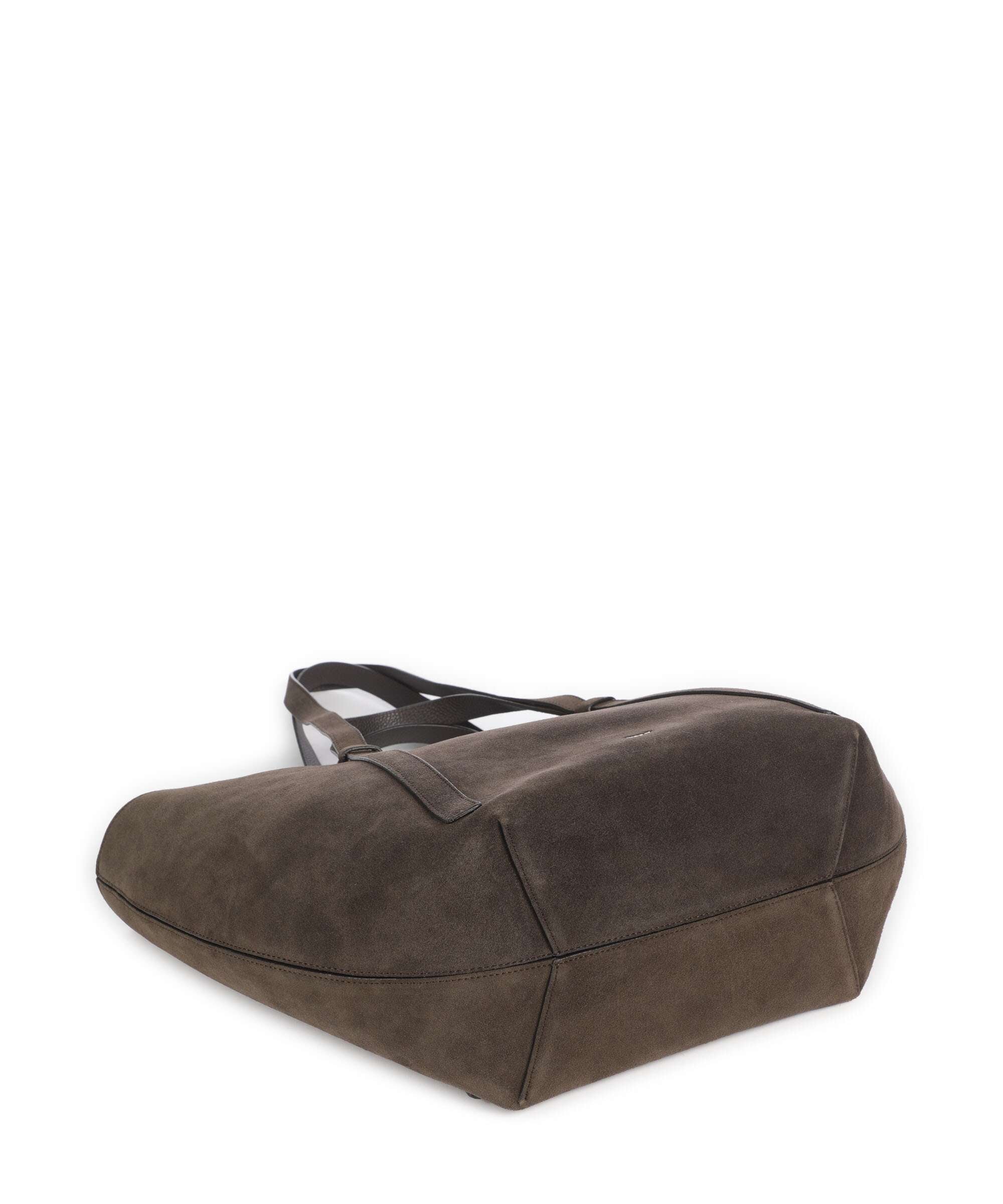 Abro Suede Cosmo Large Torba na zakupy dark brown - Image 5