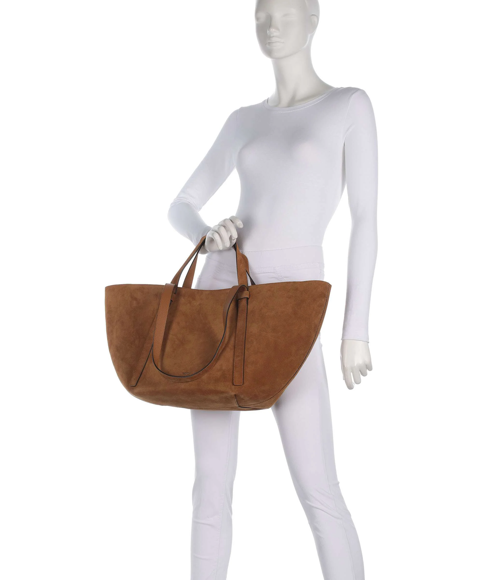 Abro Suede Cosmo Large Torba na zakupy cuoio - Image 3