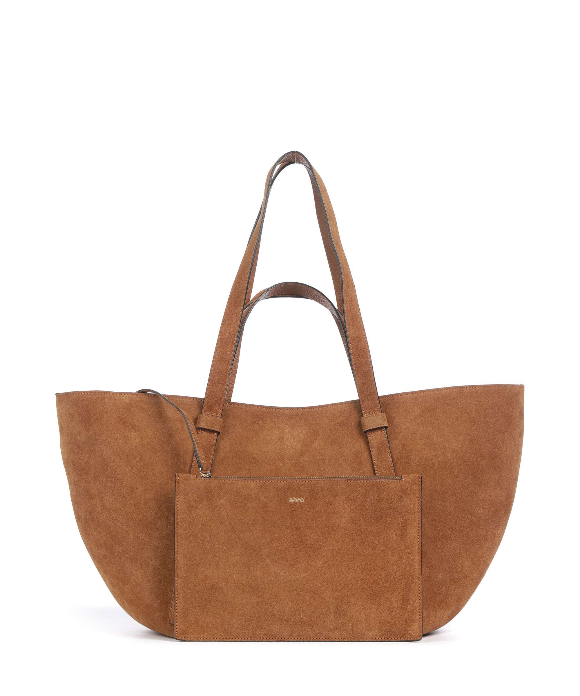 Abro Suede Cosmo Large Torba na zakupy cuoio - Image 4