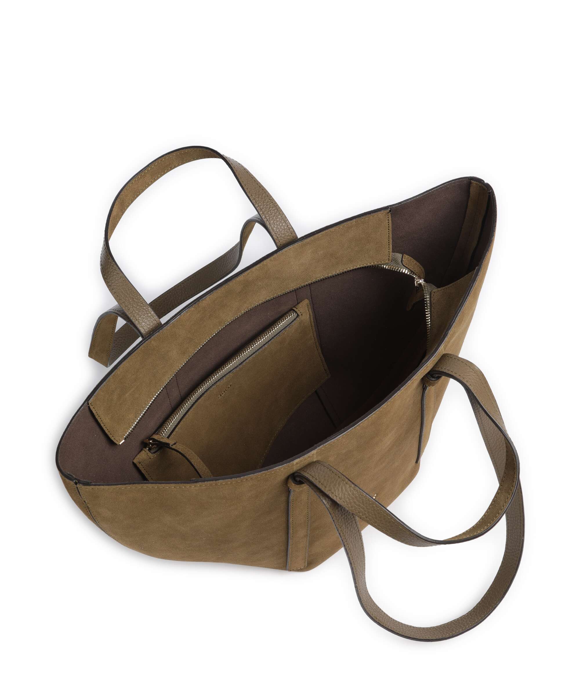 Abro Suede Cosmo Medium Torba na zakupy military - Image 6