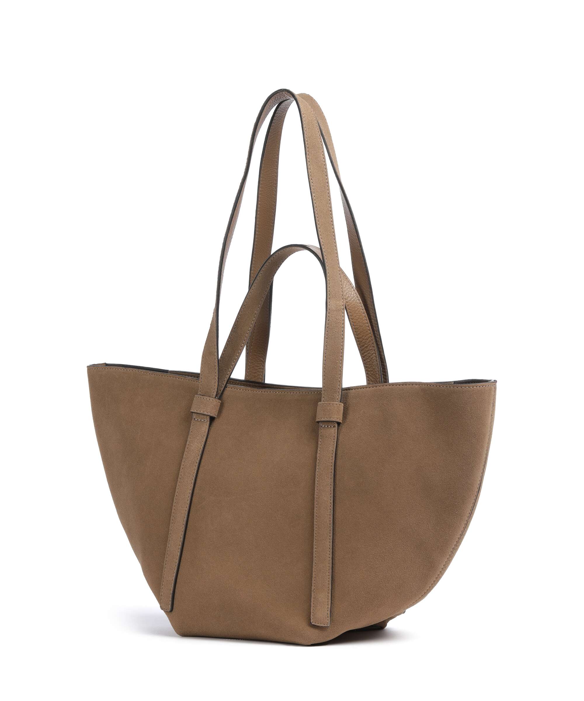 Abro Suede Cosmo Medium Torba na zakupy camel - Image 2