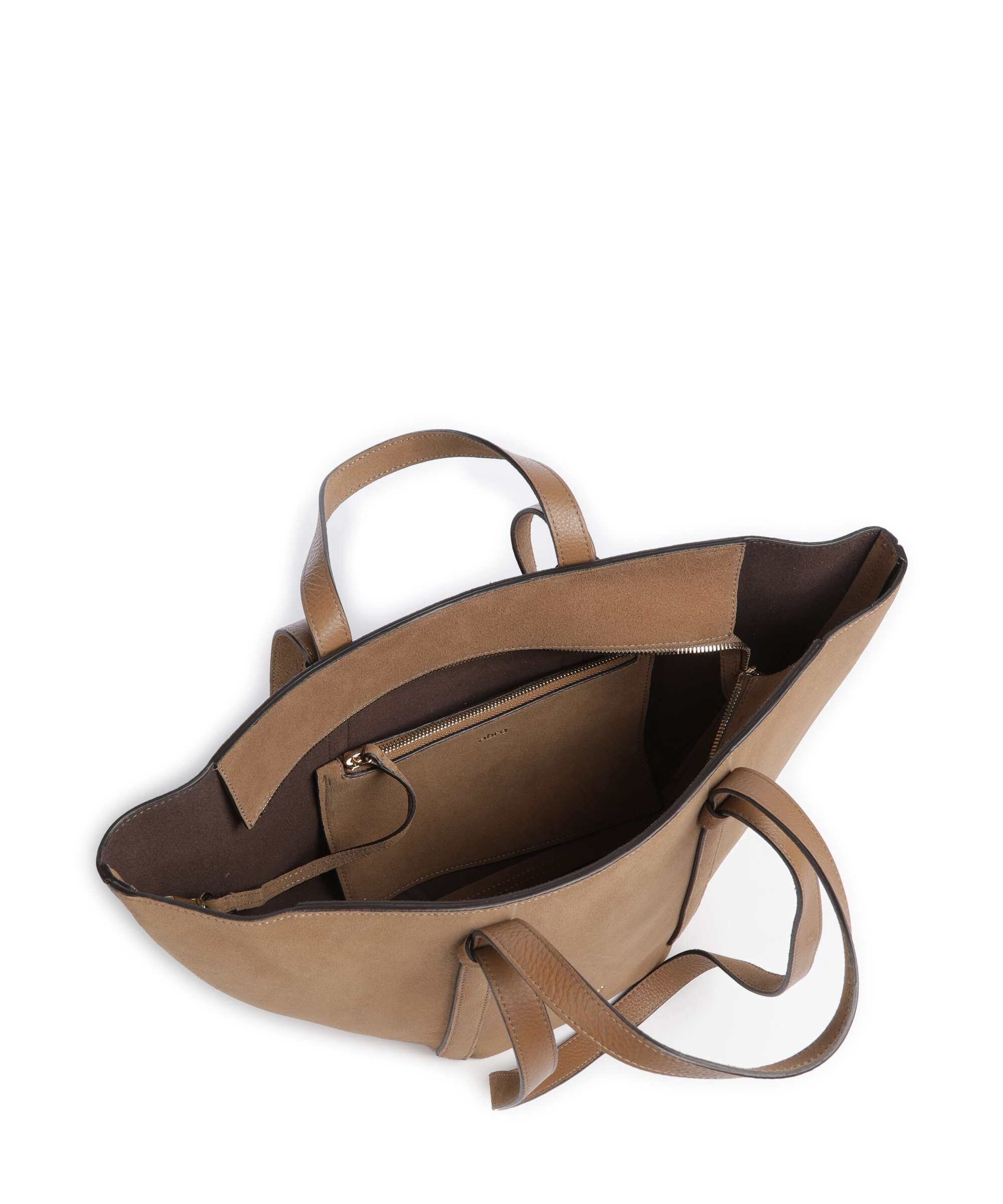 Abro Suede Cosmo Medium Torba na zakupy camel - Image 6