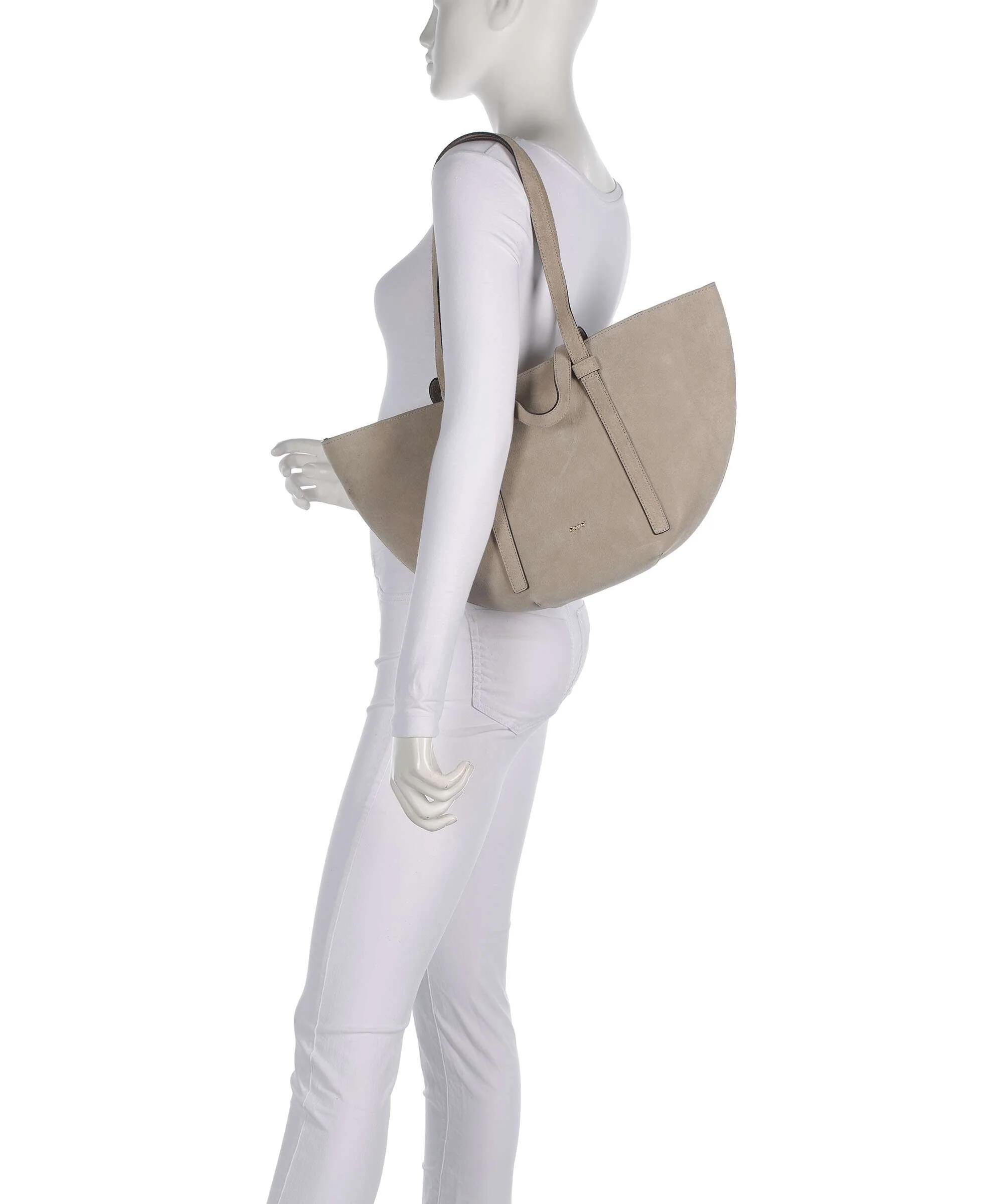 Abro Suede Cosmo Medium Torba na zakupy siena - Image 3