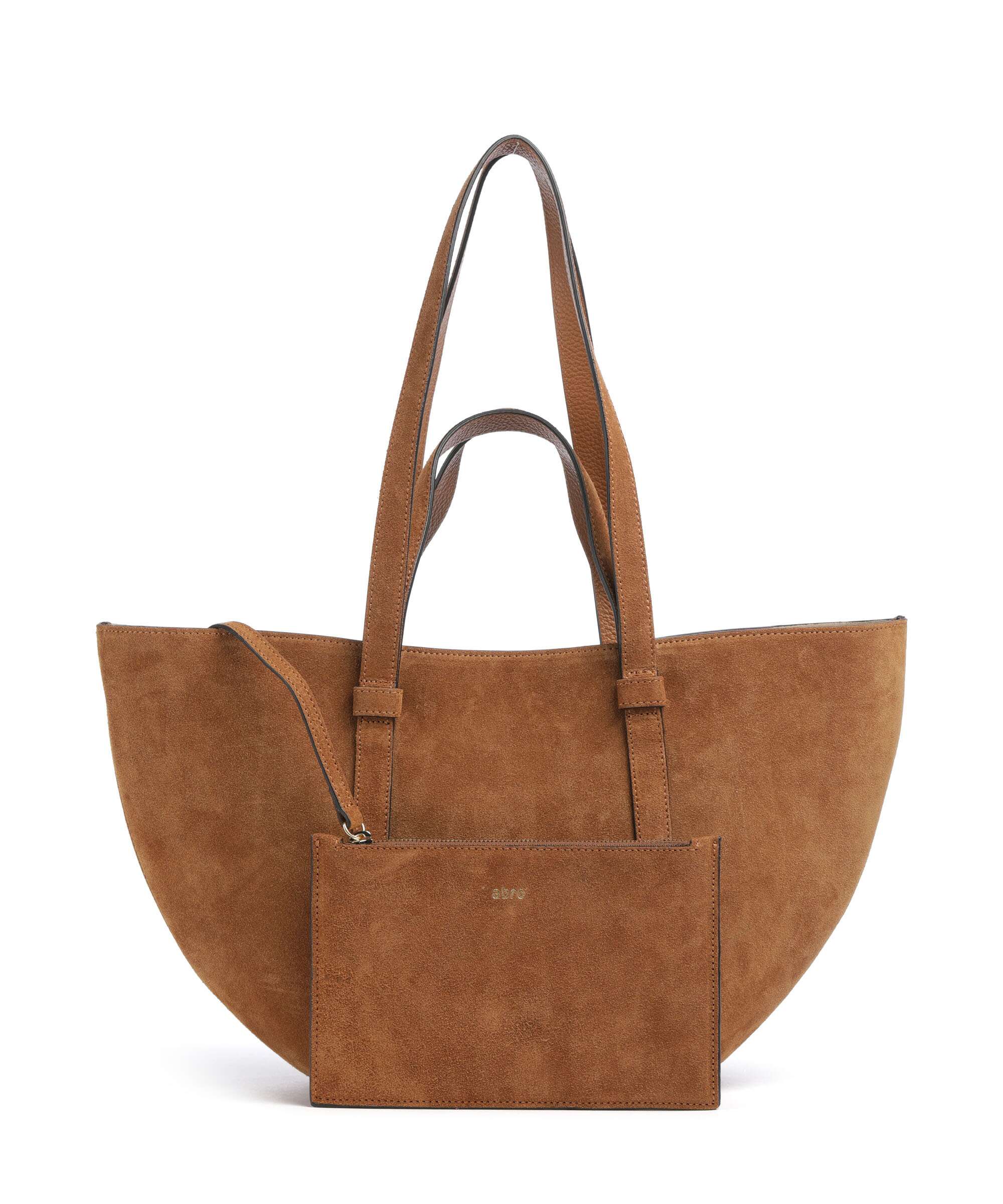 Abro Suede Cosmo Medium Torba na zakupy cuoio - Image 4