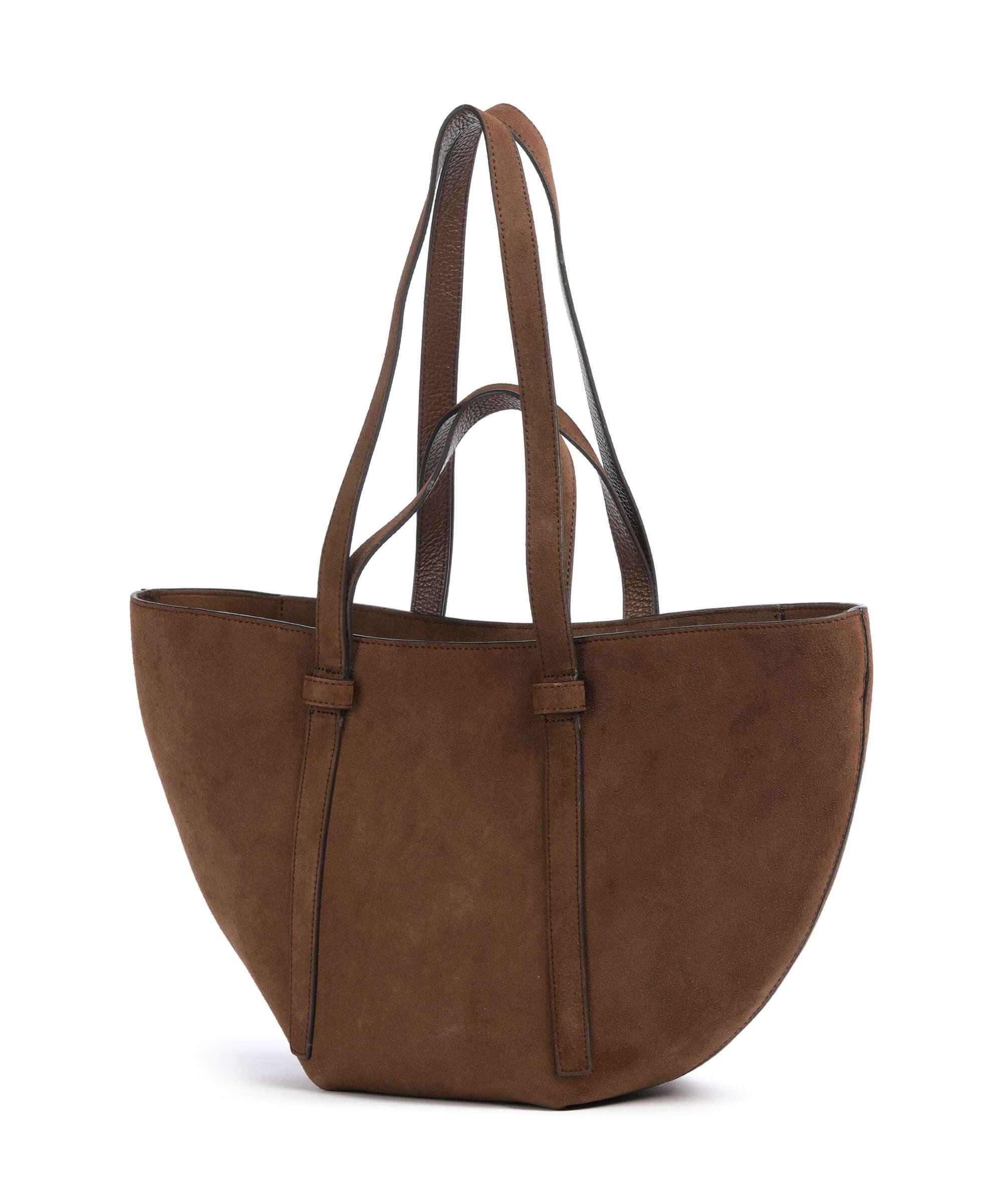 Abro Suede Cosmo Medium Torba na zakupy wood - Image 4