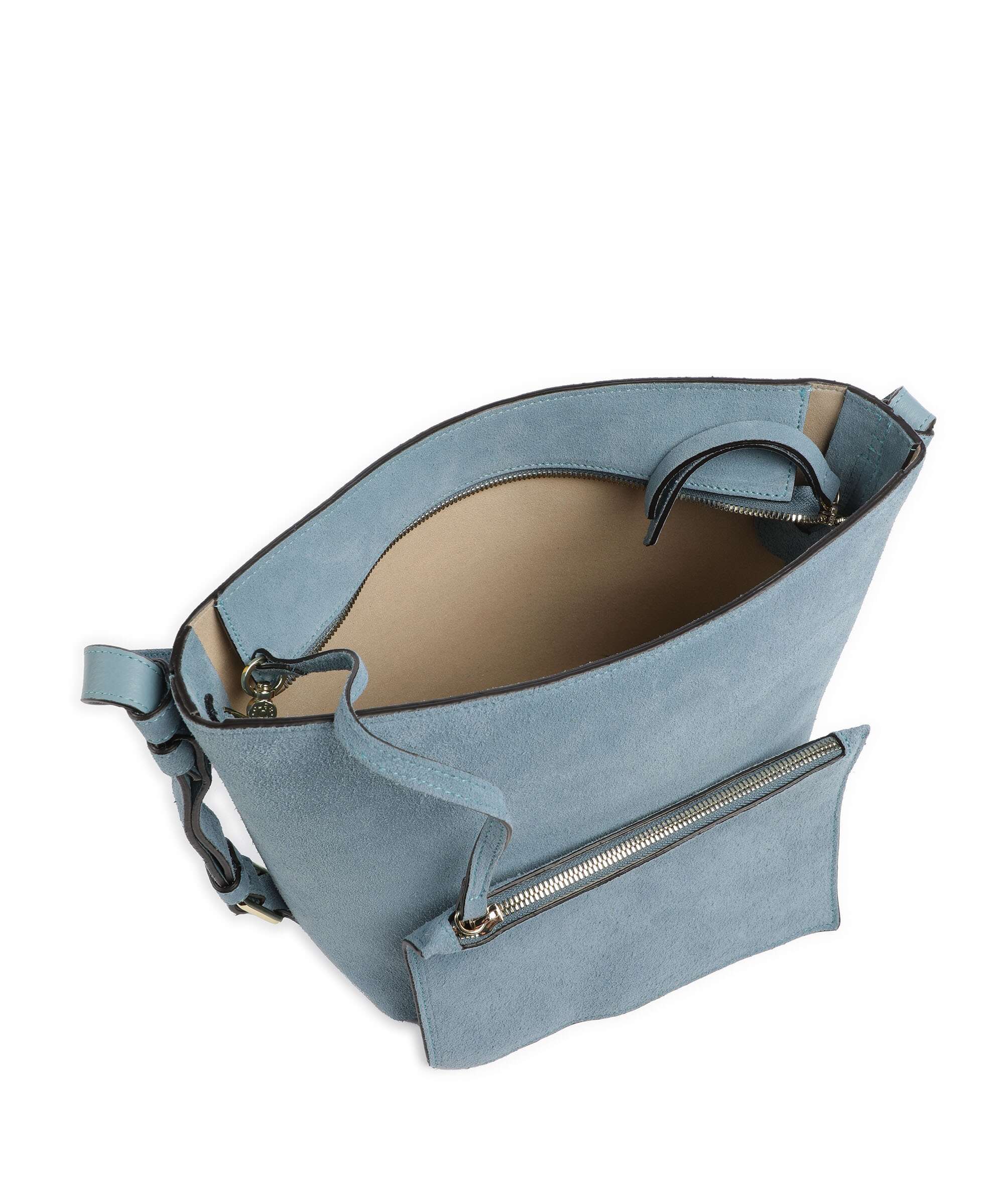 Abro Suede Cosmo Torba przez ramię sapphire - Image 7