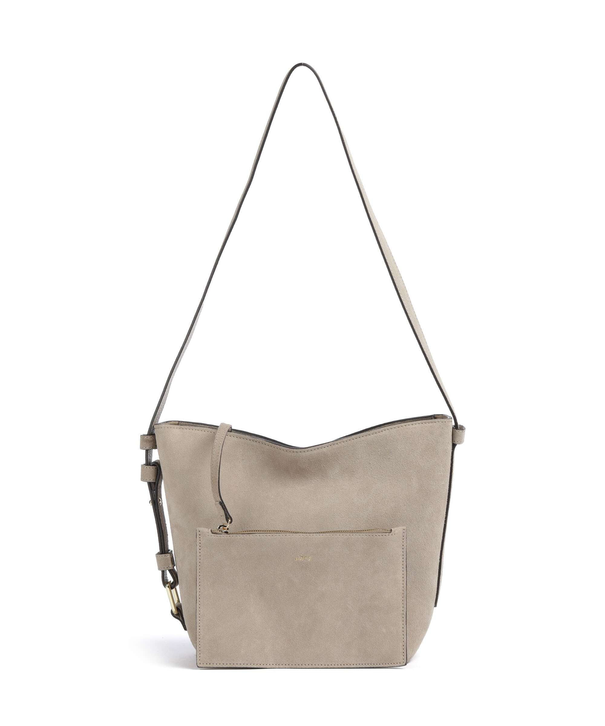 Abro Suede Cosmo Torba przez ramię siena - Image 2