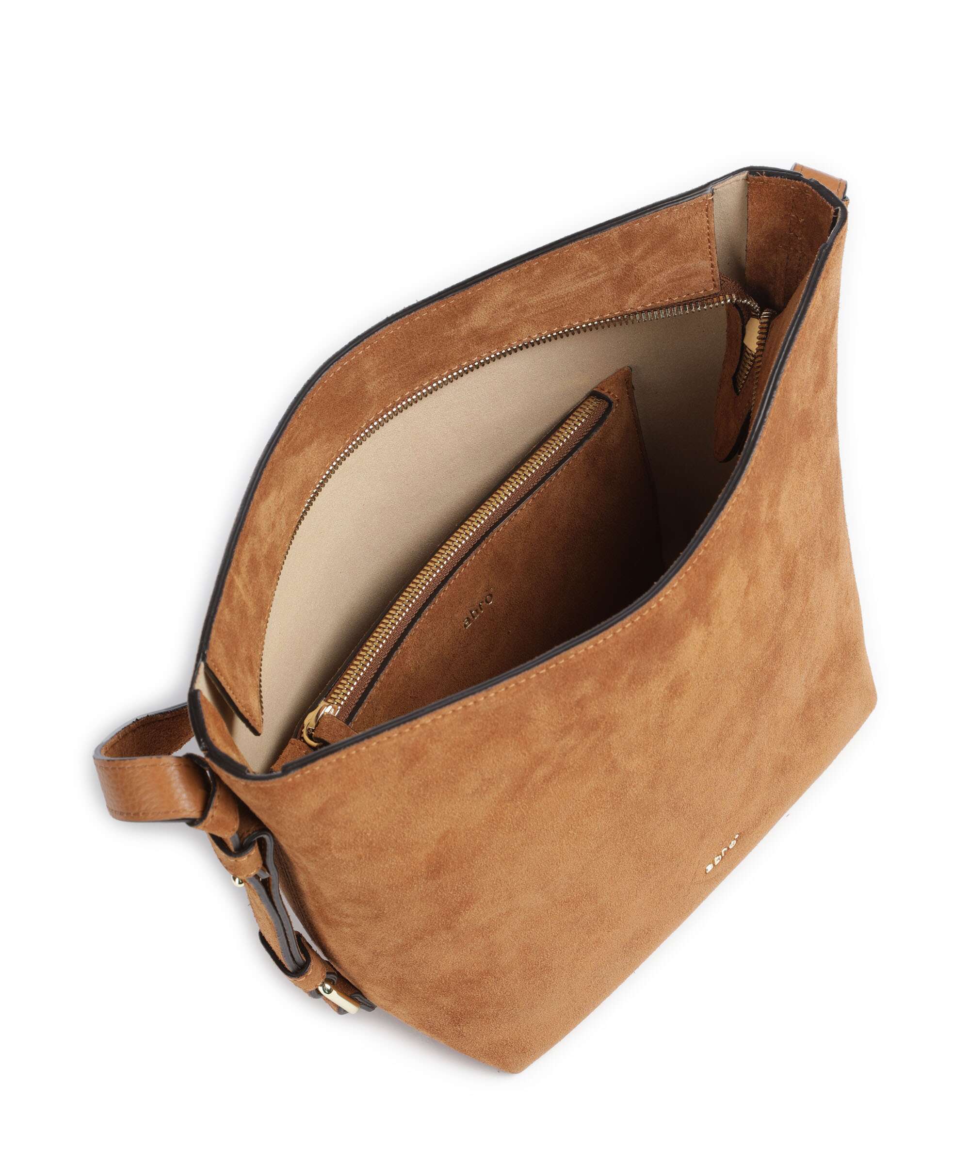 Abro Suede Cosmo Torba przez ramię cuoio - Image 6