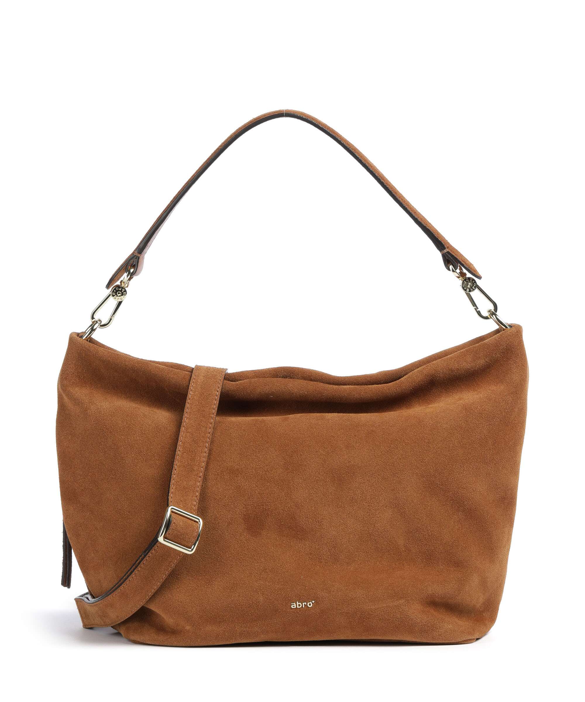Abro Suede Ebony Torebka worek cuoio